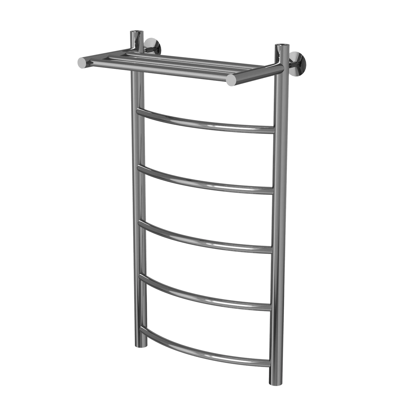 Изображение товара Водяной полотенцесушитель Mixline CAPELLA 80x40 см нержавеющая сталь ВР 1/2" с полкой