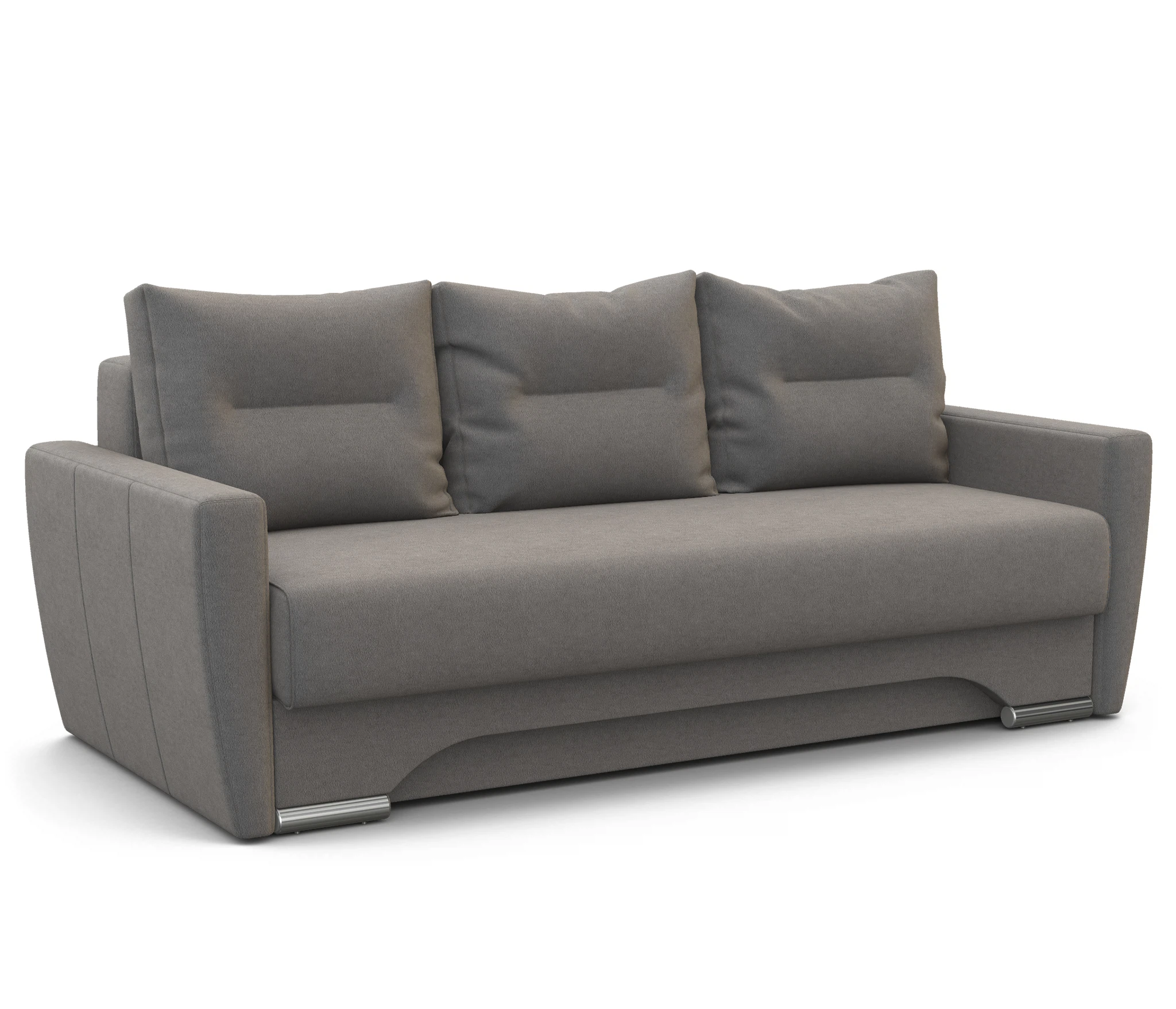 Изображение товара Диван-кровать Опера 130 велюр серый