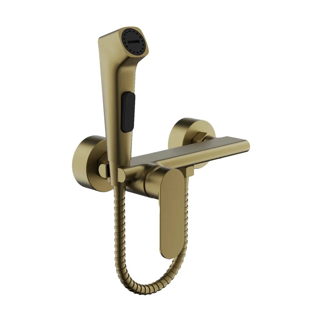 Изображение товара Гигиенический душ со смесителем BELZ B55645-5, матовое золото