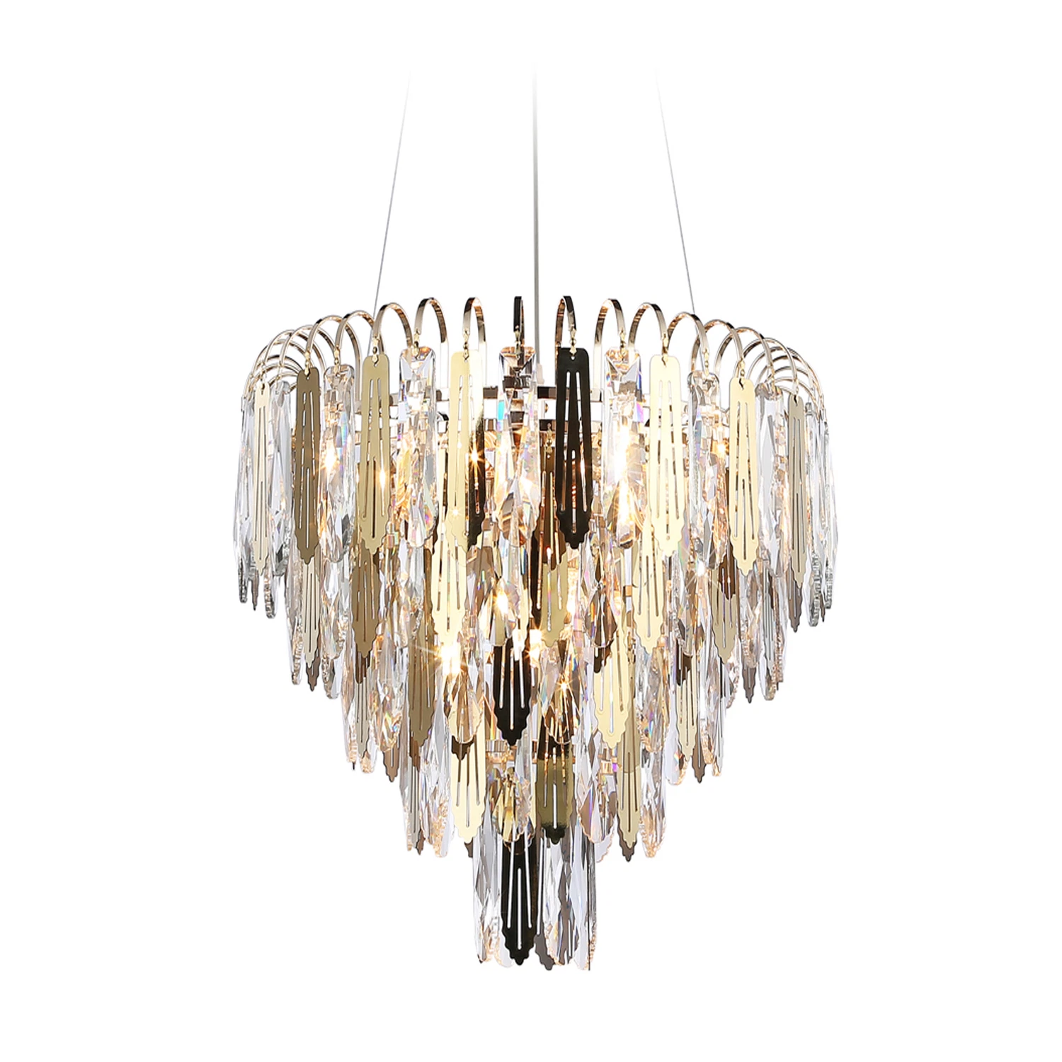 Изображение товара Люстра подвесная AMBRELLA LIGHT 8 ламп, 40Вт, IP20 Золотой TR5256