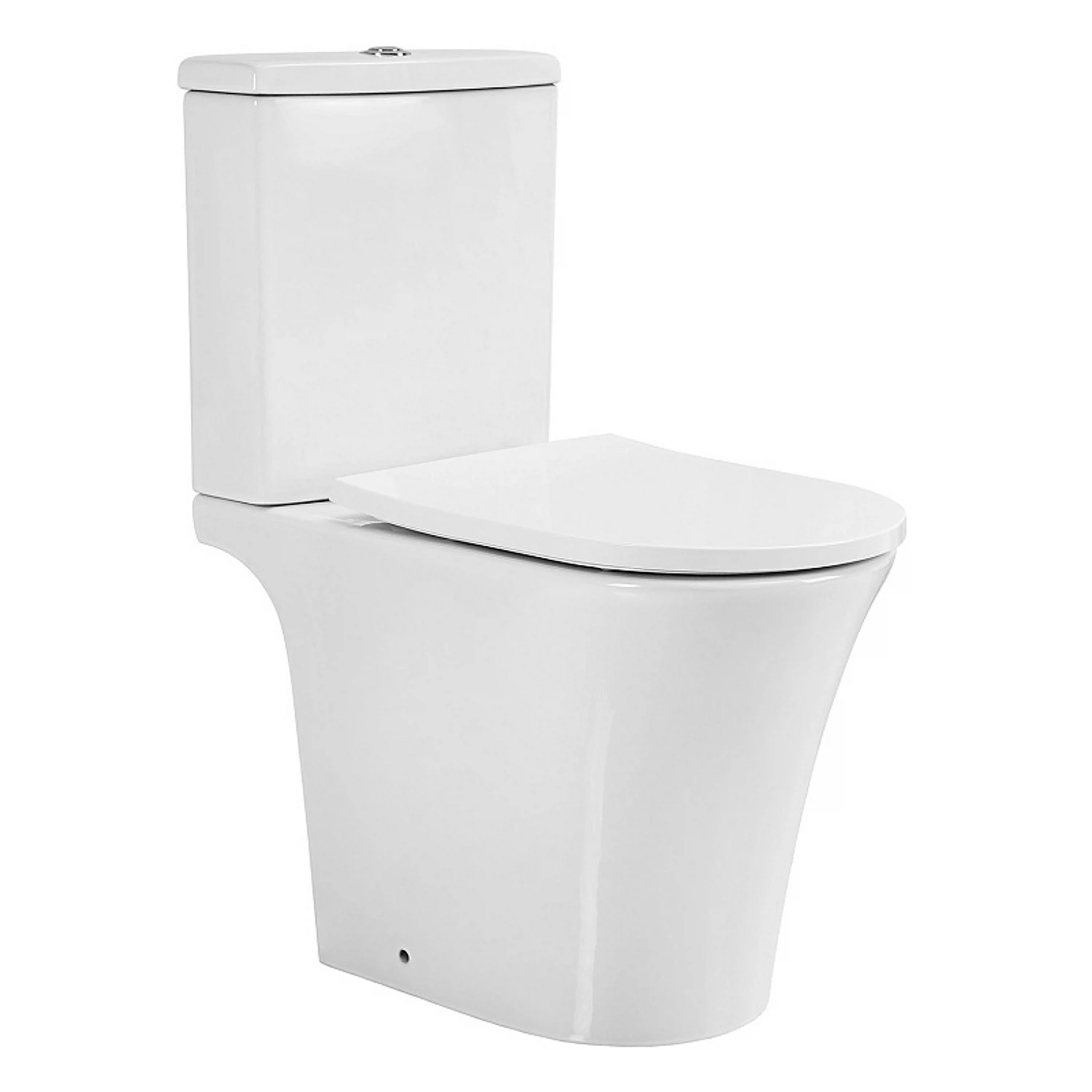 Изображение товара Унитаз напольный с бачком безободковый микролифт Azario Vise AZ-1343BT