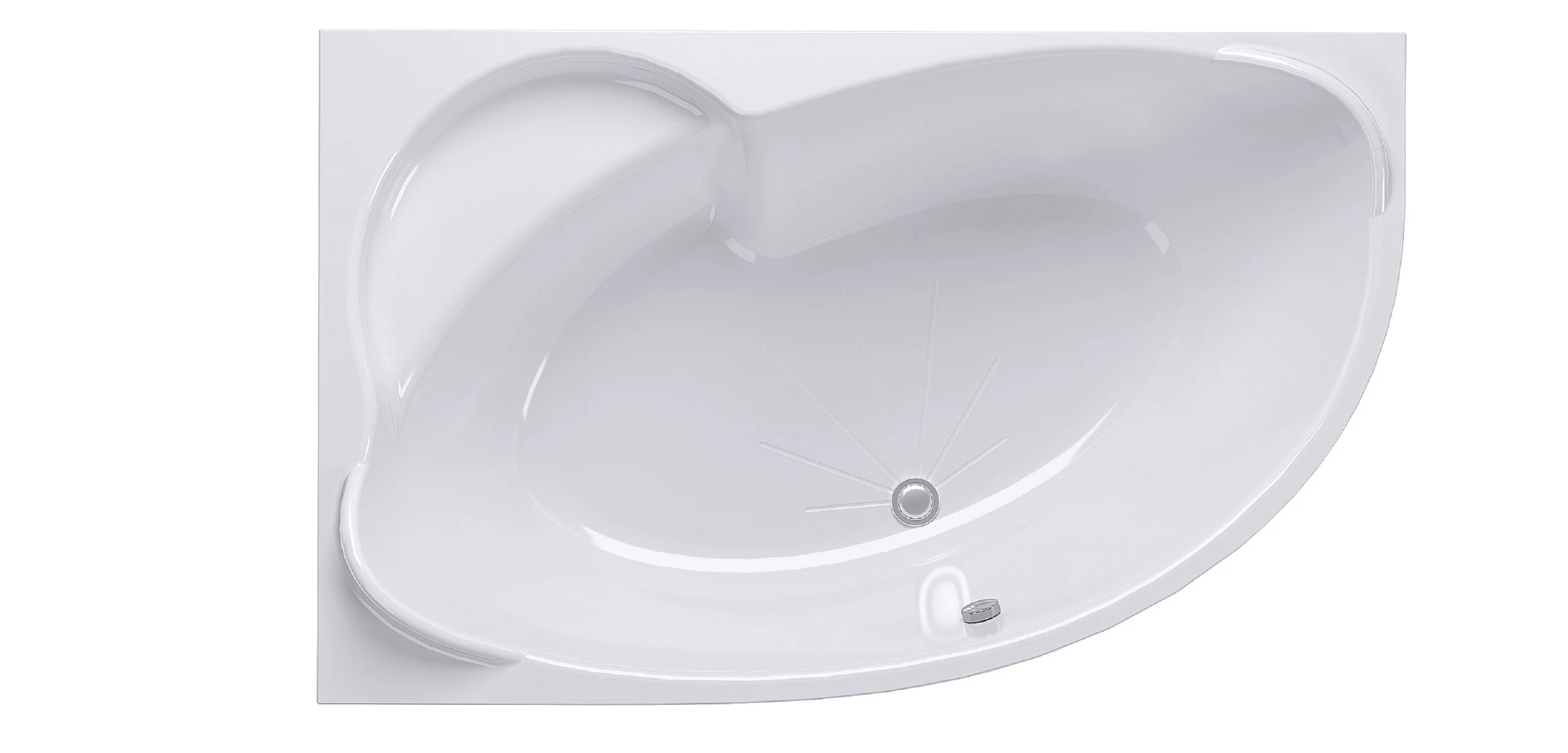 Изображение товара Акриловая ванна ALEX BAITLER Рица 170х105 левая