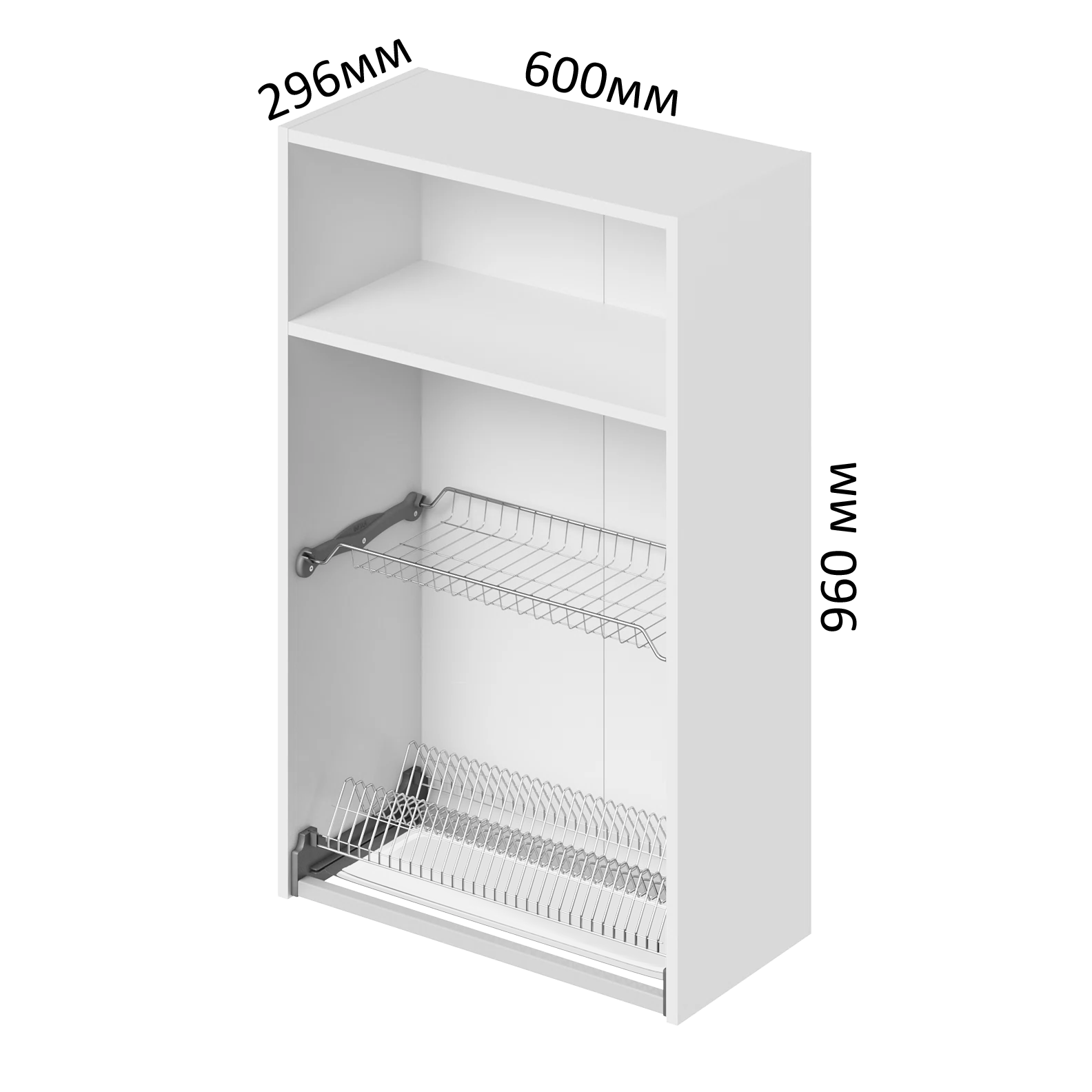 Изображение товара Навесной шкаф с интегрированной сушкой Norta 2Ш 960х600 Россия