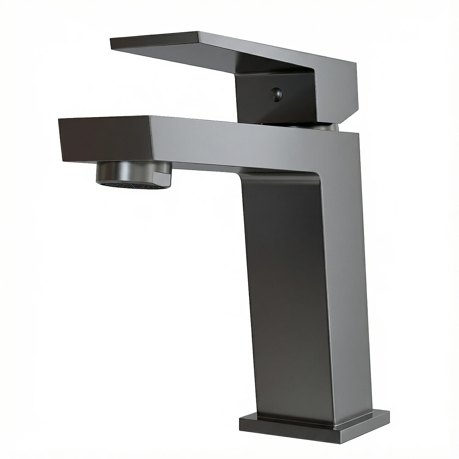 Изображение товара Смеситель для раковины MIXLINE ML20-04GR Quadro Графит современный дизайн латунь