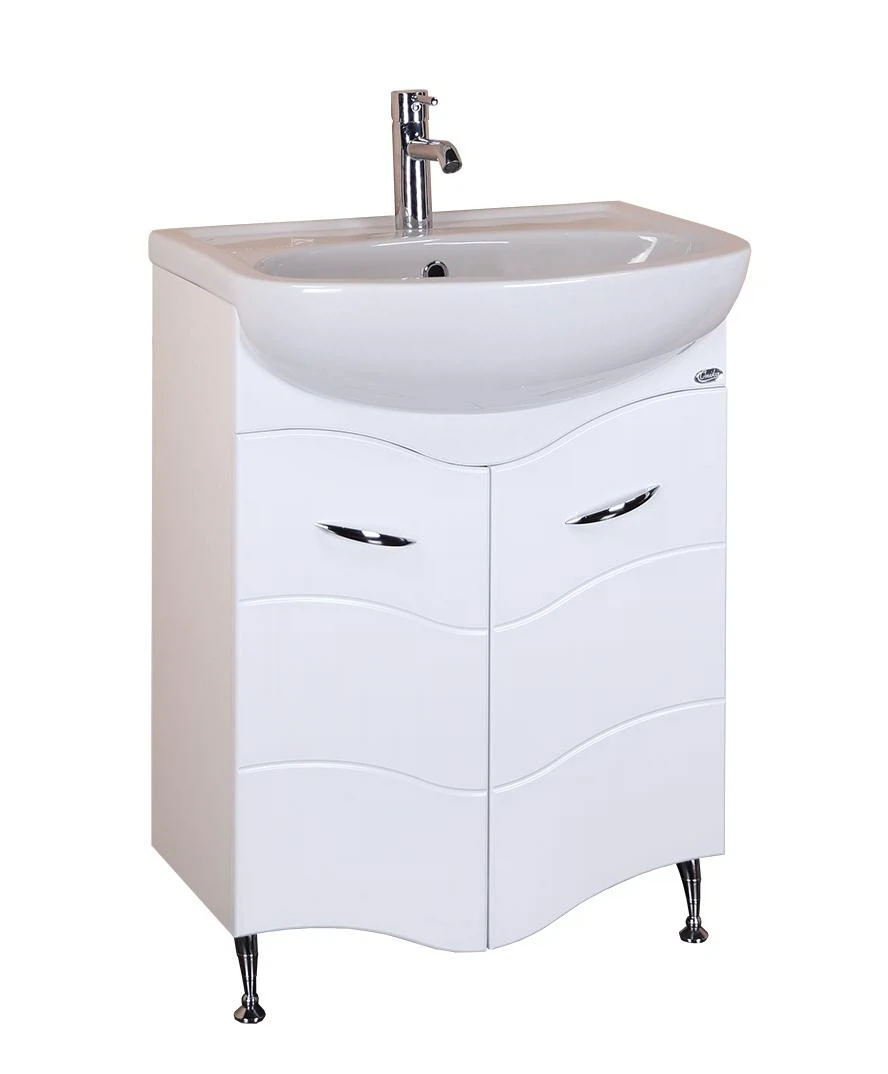 Изображение товара Тумба Onika Лайн 60 напольная, белая (ум. Уют 60)