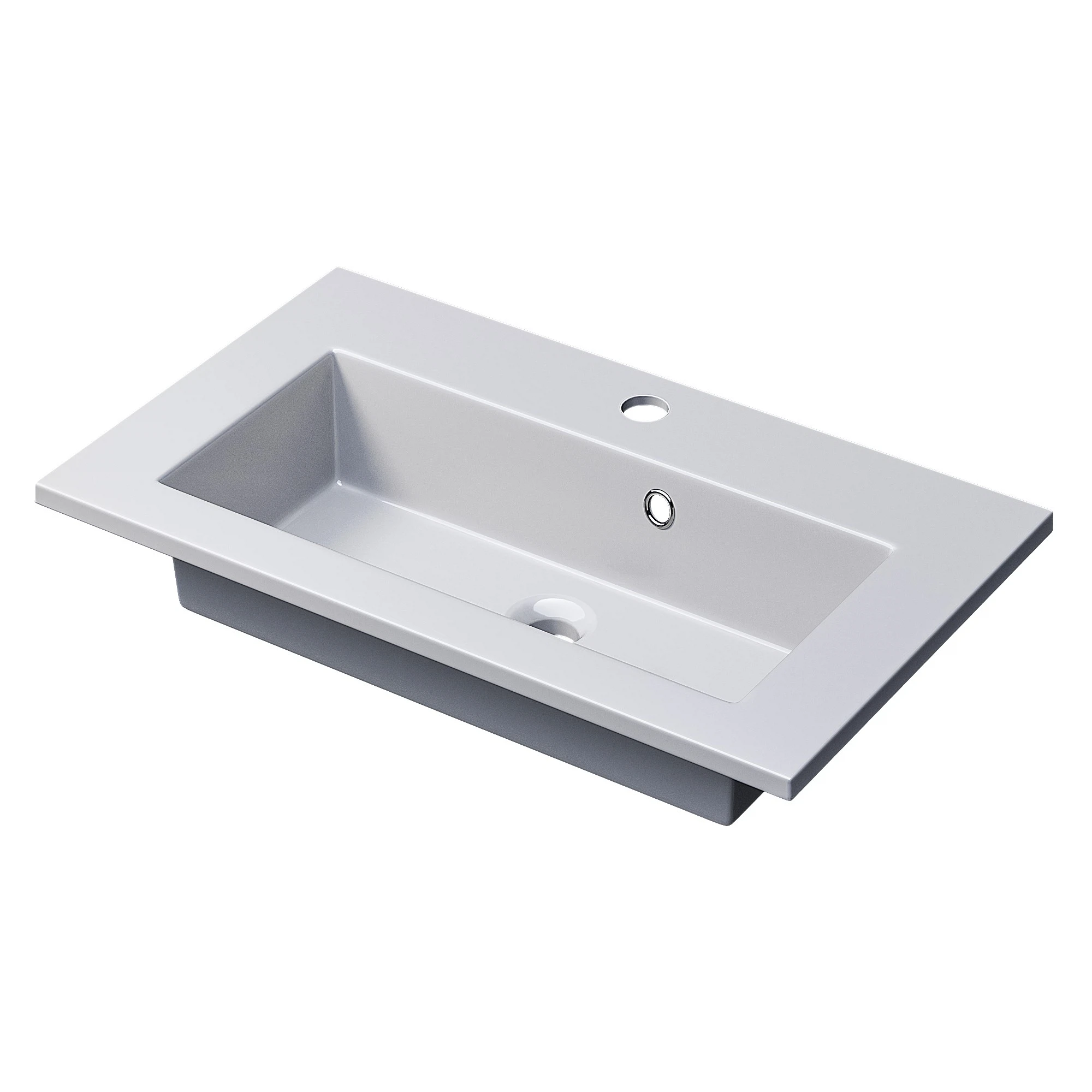 Изображение товара Раковина встраиваемая сверху для ванной комнаты Uperwood Aurora 600 мм белая