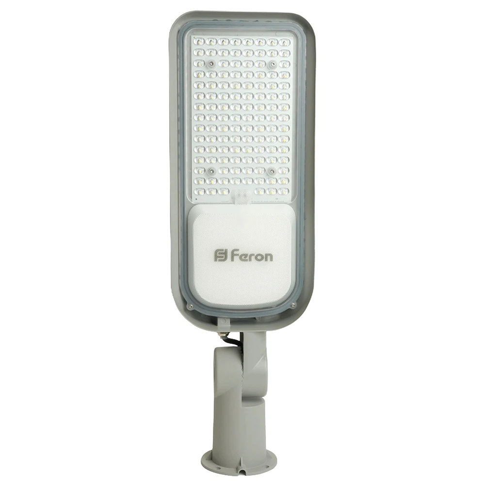 Изображение товара Светодиодный уличный консольный светильник Feron SP3060 100W 6400K 100-265V/50Hz, серый Изображение товара Светодиодный уличный консольный светильник Feron SP3060 100W 6400K 100-265V/50Hz, серый