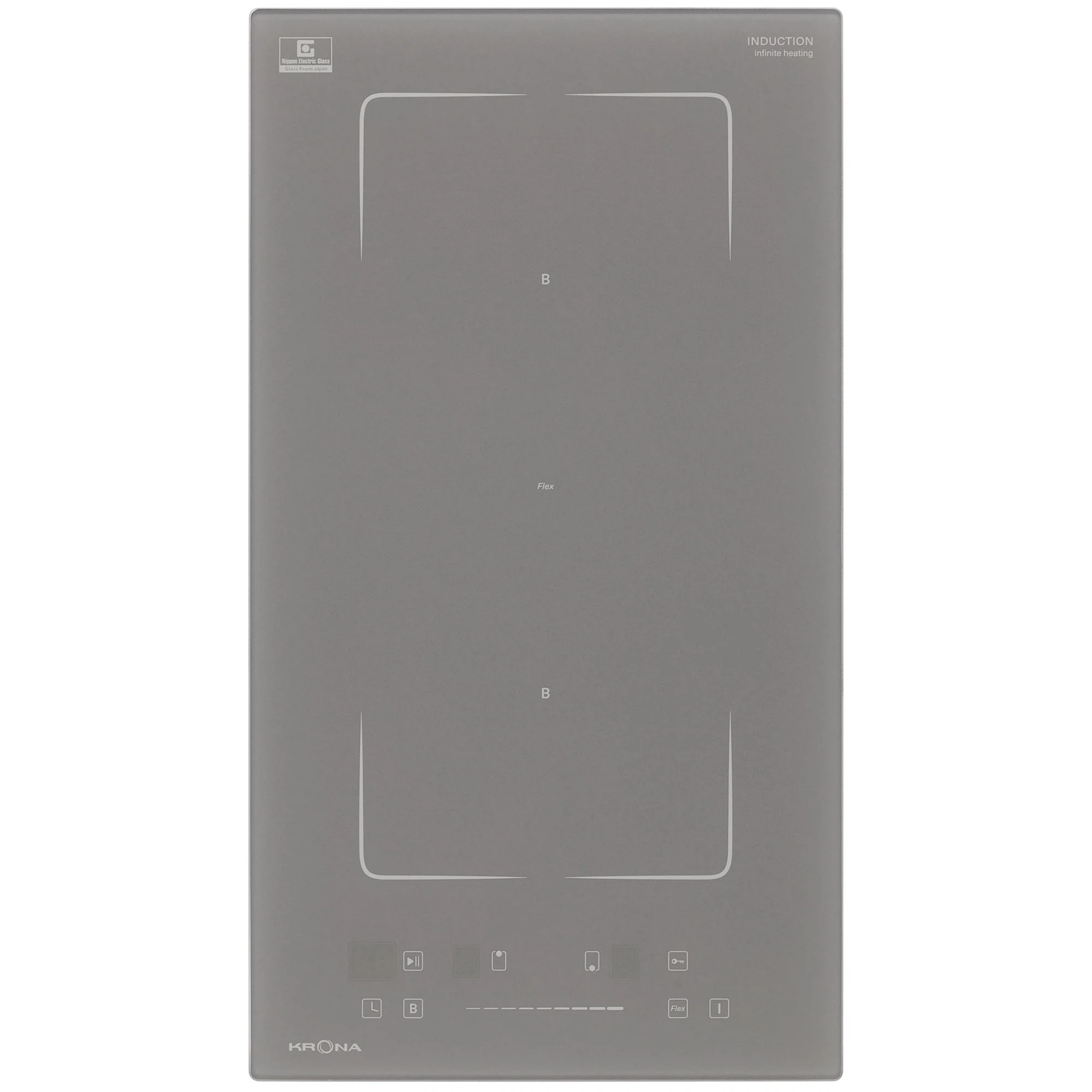 Изображение товара Индукционная варочная поверхность KRONA MYSTERIUM max ih 28.8 см 2 зоны Flex Boost