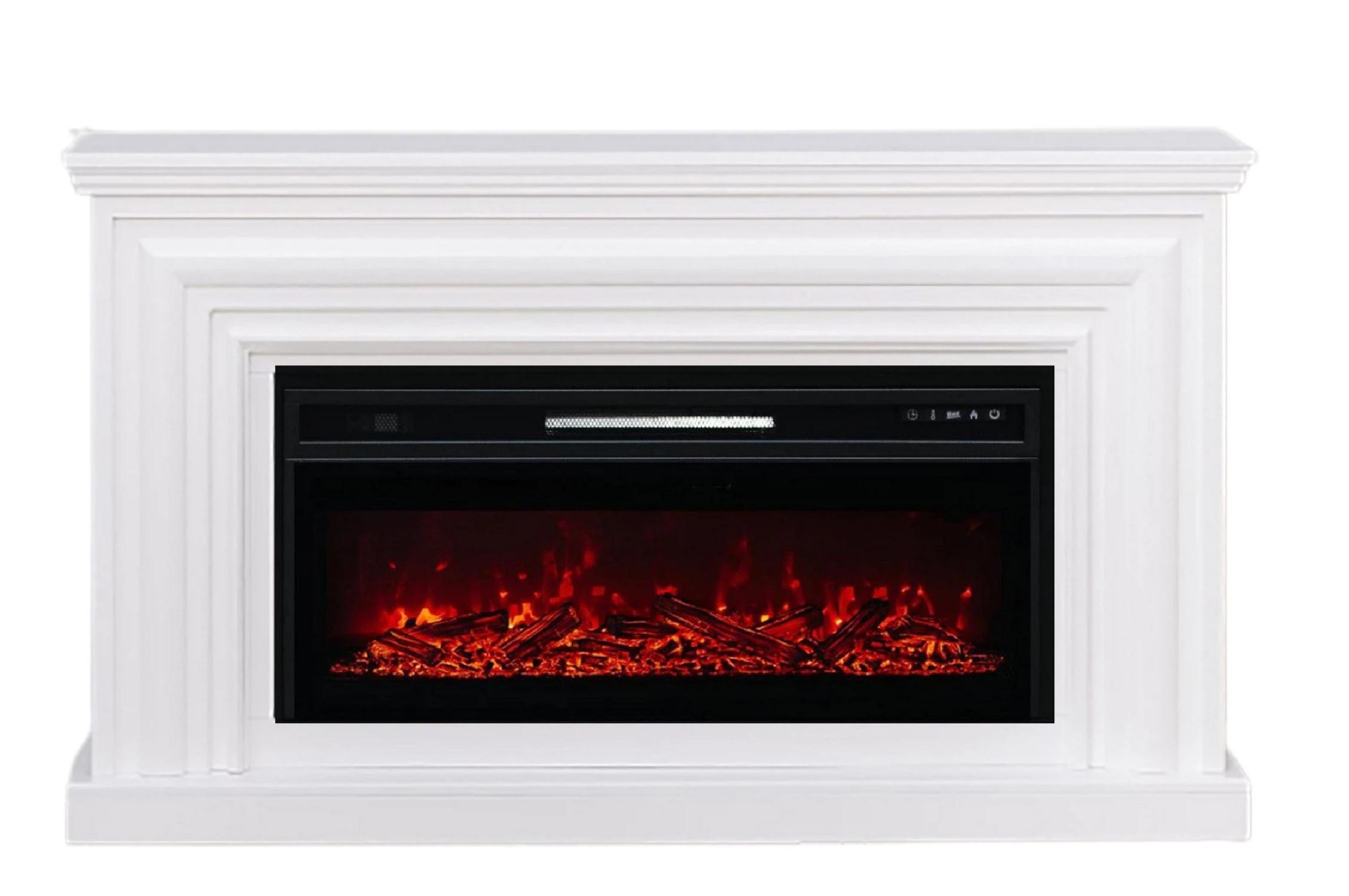 Изображение товара Каминокомплект Vakanda с очагом Pulsar 38 белый с черным