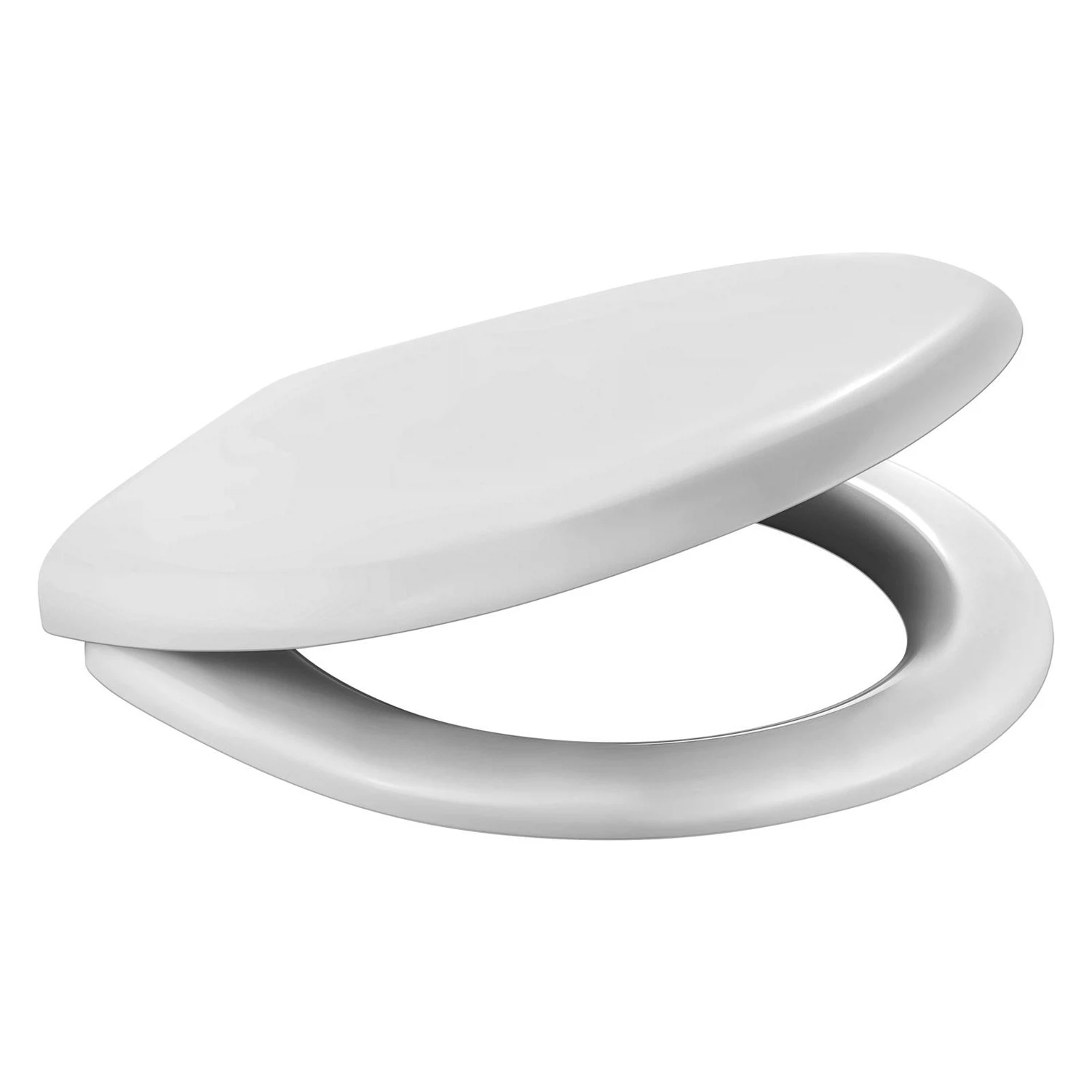 Изображение товара Сиденье для унитаза WAVE W-CGK-4pp из полипропилена белое глянец регулируемое