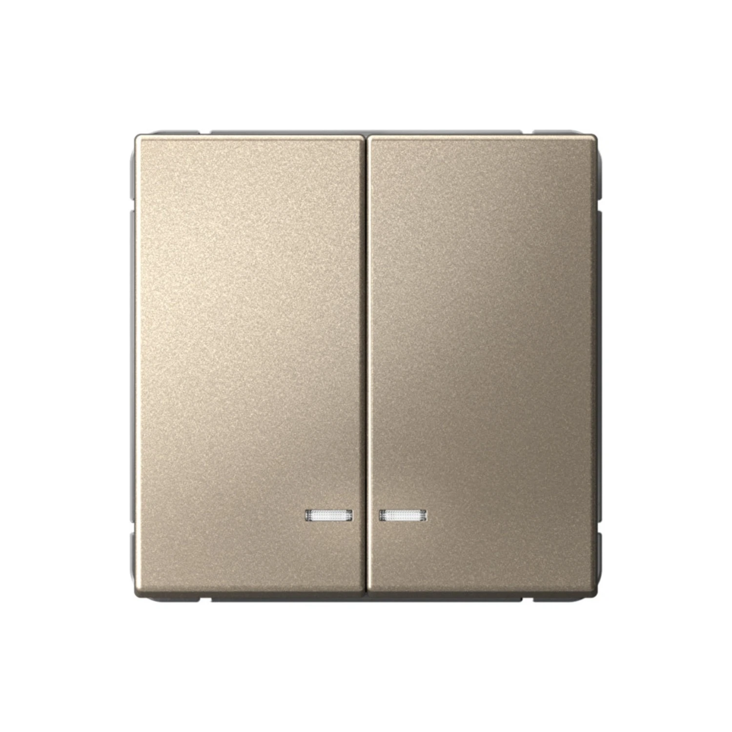 Изображение товара Выключатель Systemе Electric ArtGallery Шампань 2-клавишный с подсветкой