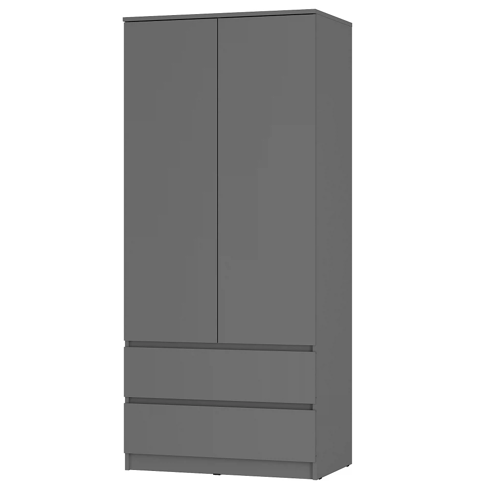 Изображение товара Шкаф двухстворчатый Симпл ШК-03, графит