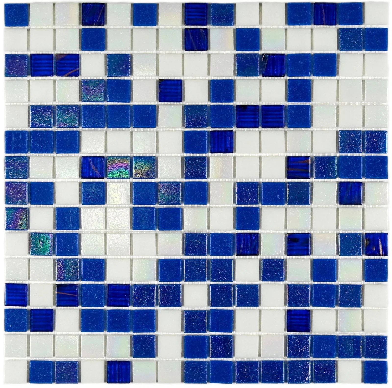 Изображение товара Стеклянная мозаика Bonaparte Indigo 327x327 мм для стен и пола