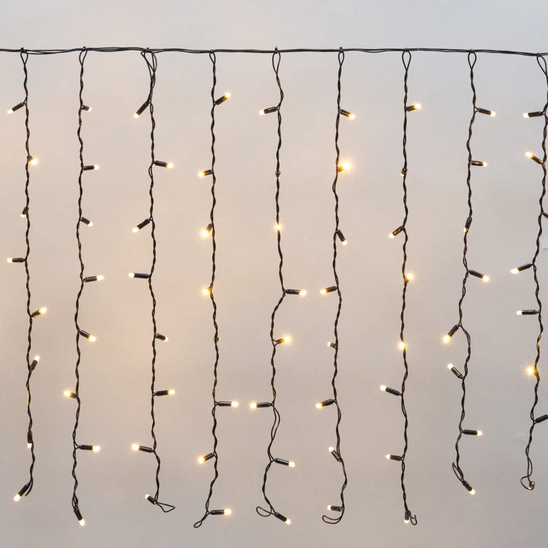 Изображение товара Гирлянда светодиодная Занавес 2х0,8м 160 LED Тёплый белый наружная и внутренняя