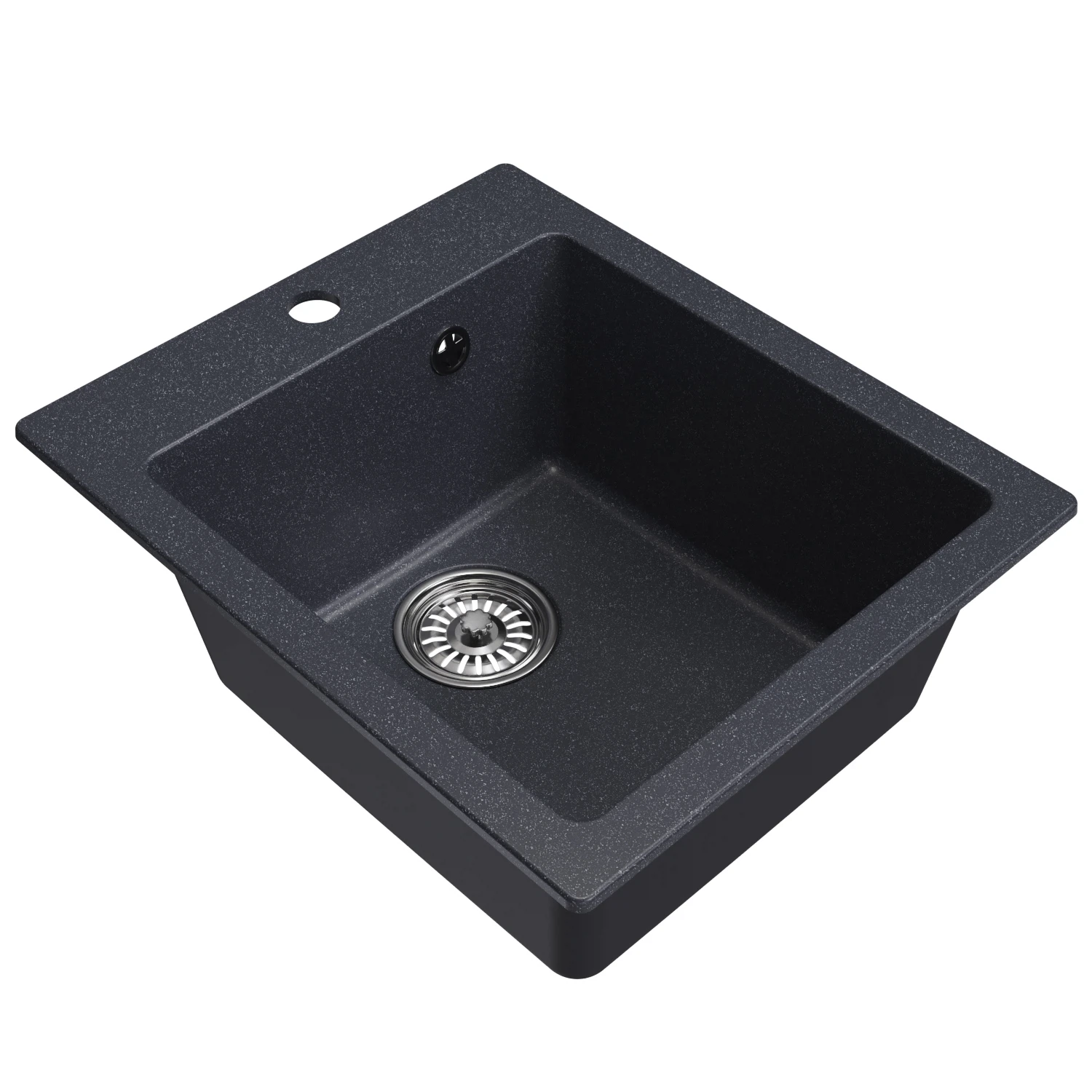 Изображение товара Кухонная мойка ML-GM14 антрацит из искусственного мрамора 420*500*190мм