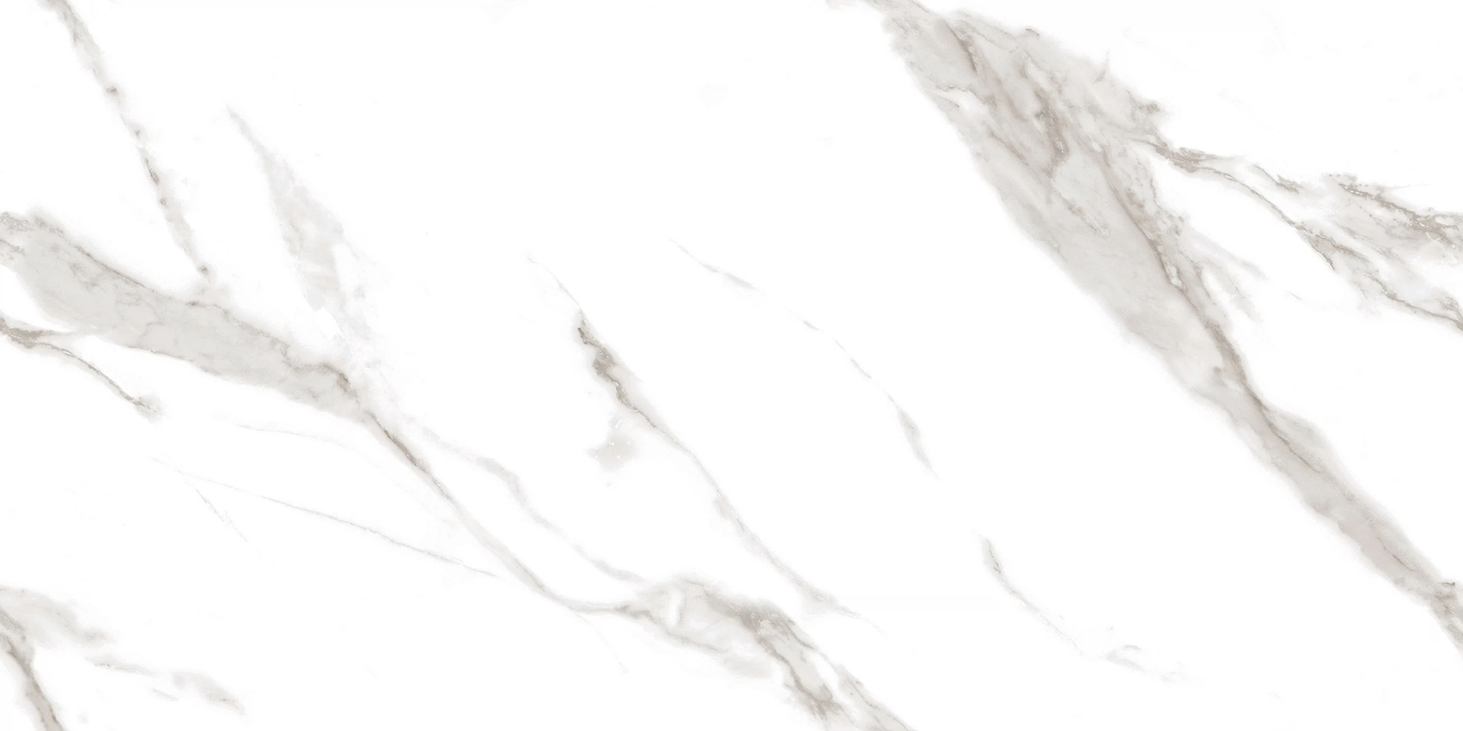 Изображение товара Керамогранит Calacatta Sharp Silver белый 60x120 полированный для пола и стен