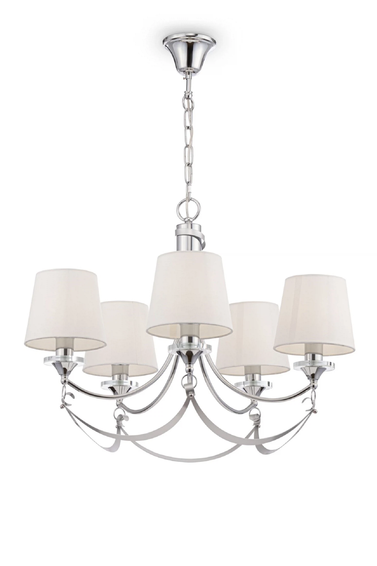 Изображение товара Люстра подвесная FREYA 5 ламп 40 Вт. IP20 серебристый FR5081PL-05CH