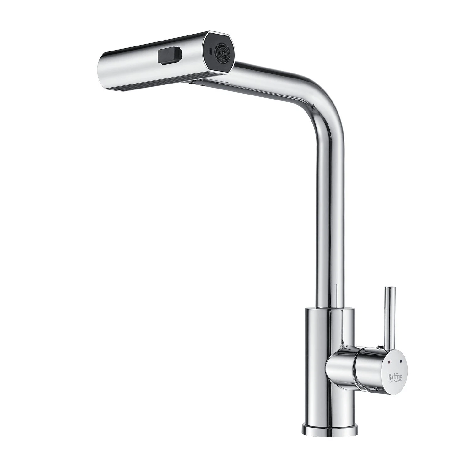 Изображение товара Raffine F203 — смеситель для кухни, выдвижной излив, хром