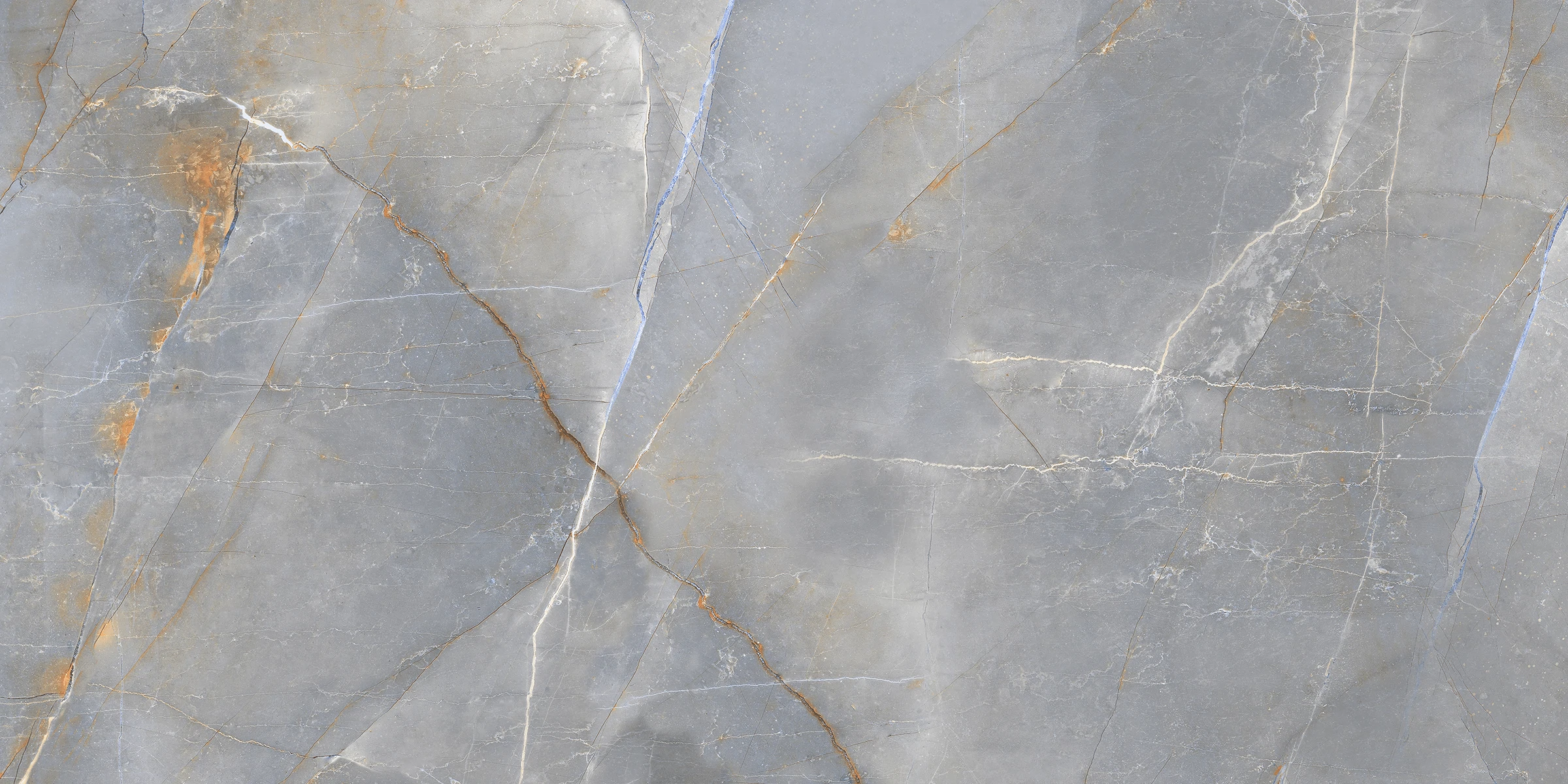 Изображение товара Керамогранит ABSOLUT GRES Blue Jasto серый и голубой 60x120 см глянцевая поверхность