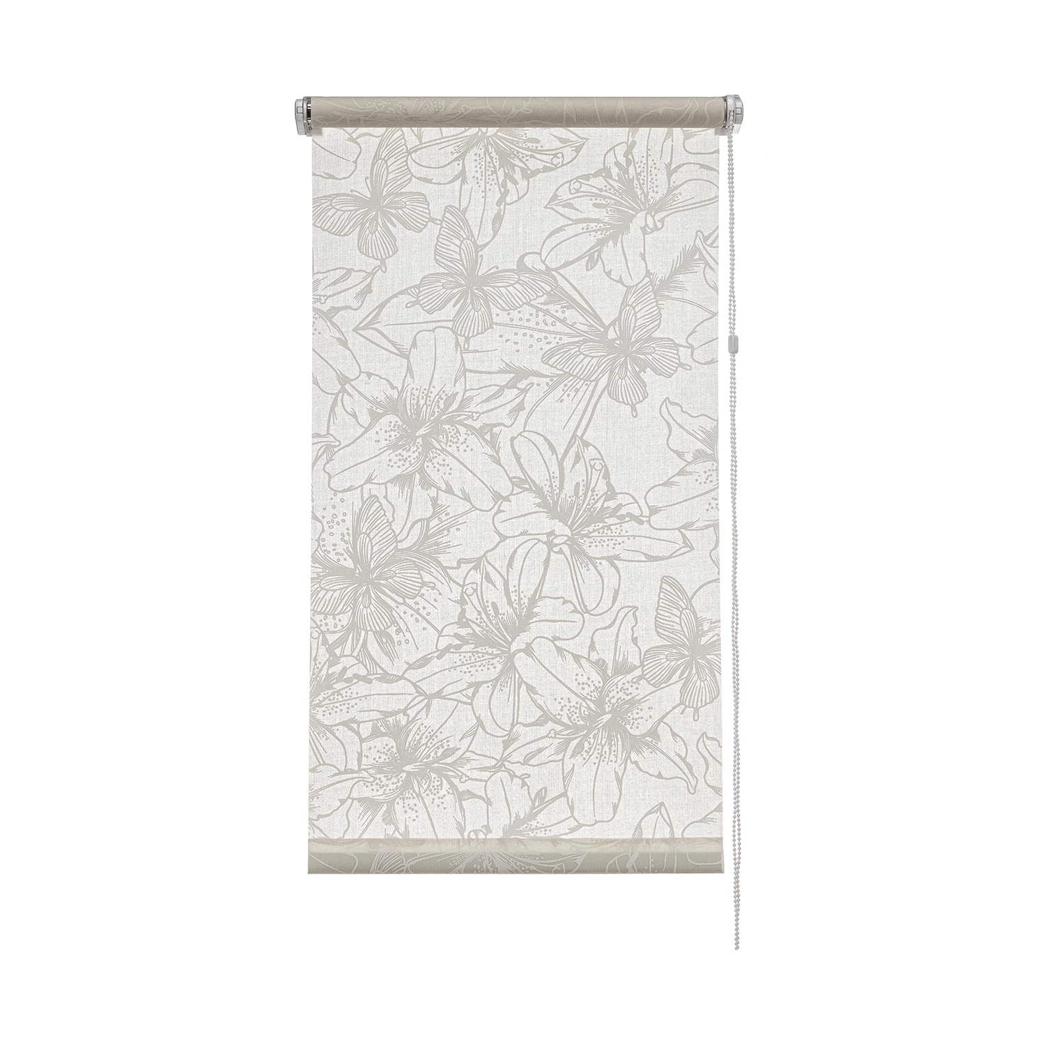 Изображение товара Рулонные шторы Лилия белый 37х160 см, солнцезащитные, декор