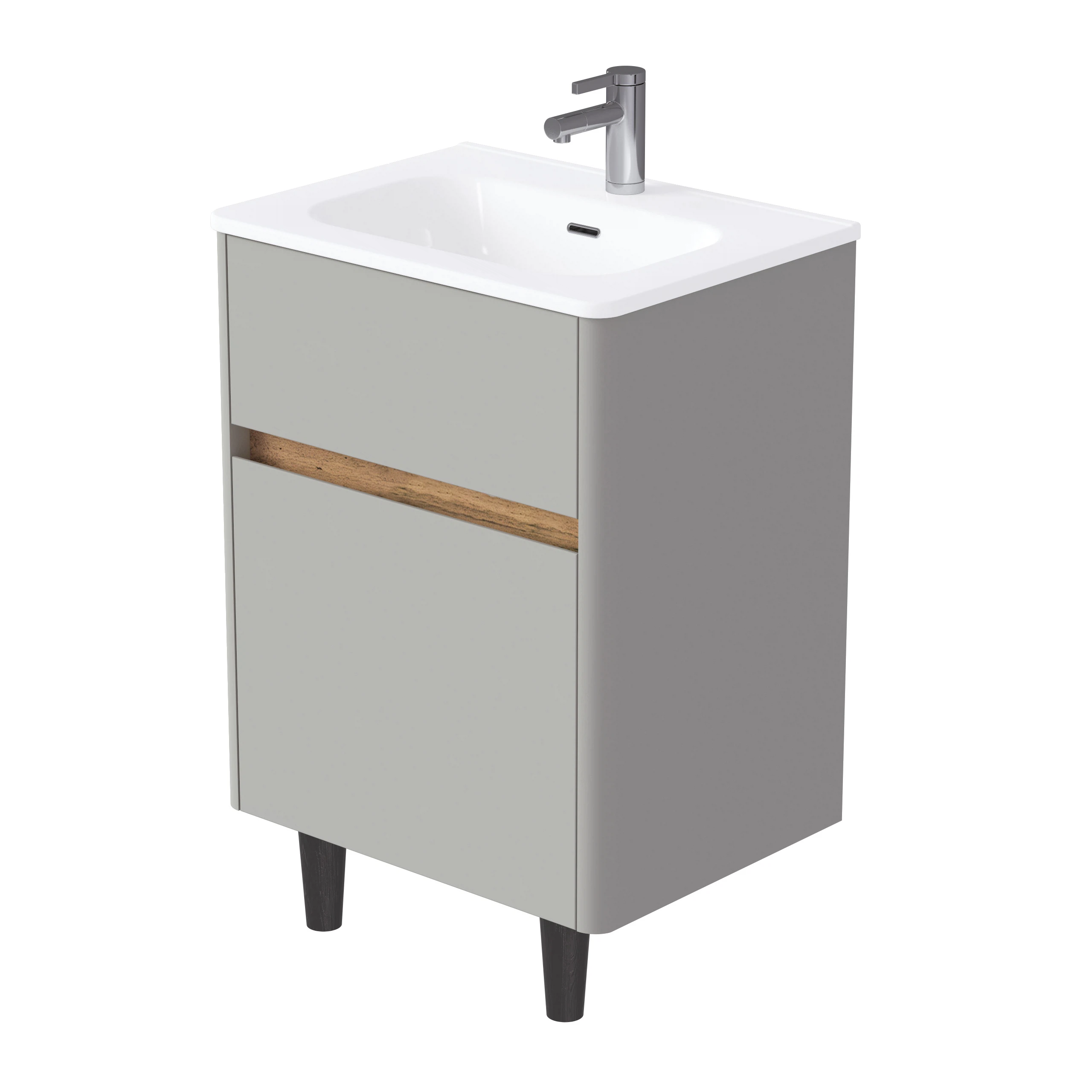 Изображение товара Тумба Mona 60Н (600х870х453) 2я агатовый серый