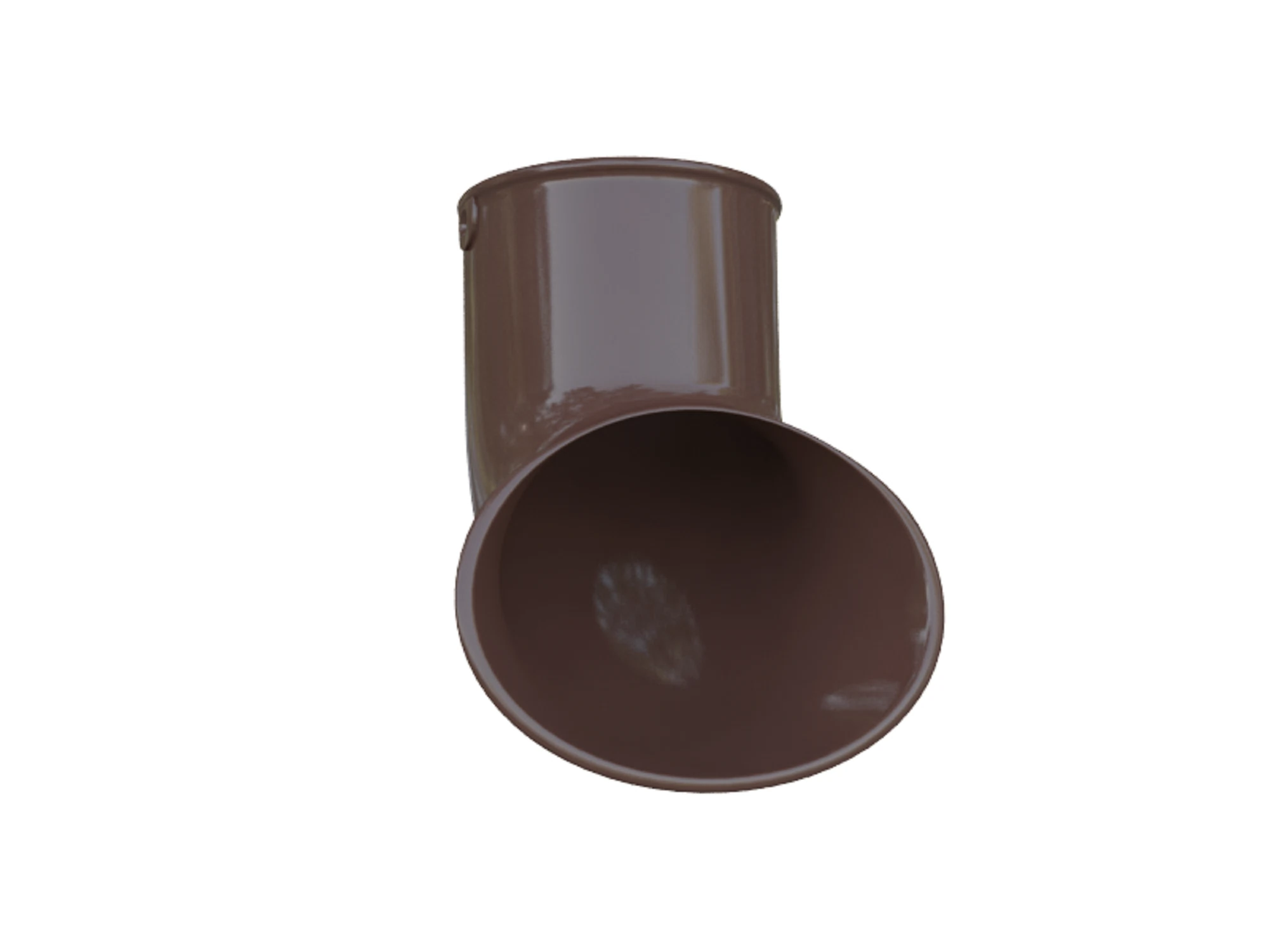 Изображение товара Слив трубы Альта Профиль ПВХ D=95мм ЭЛИТ коричневый для водосточной системы