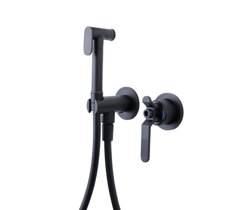 Изображение товара Гигиенический душ со смесителем Bronze de Luxe 1760'S 3253SB, черный