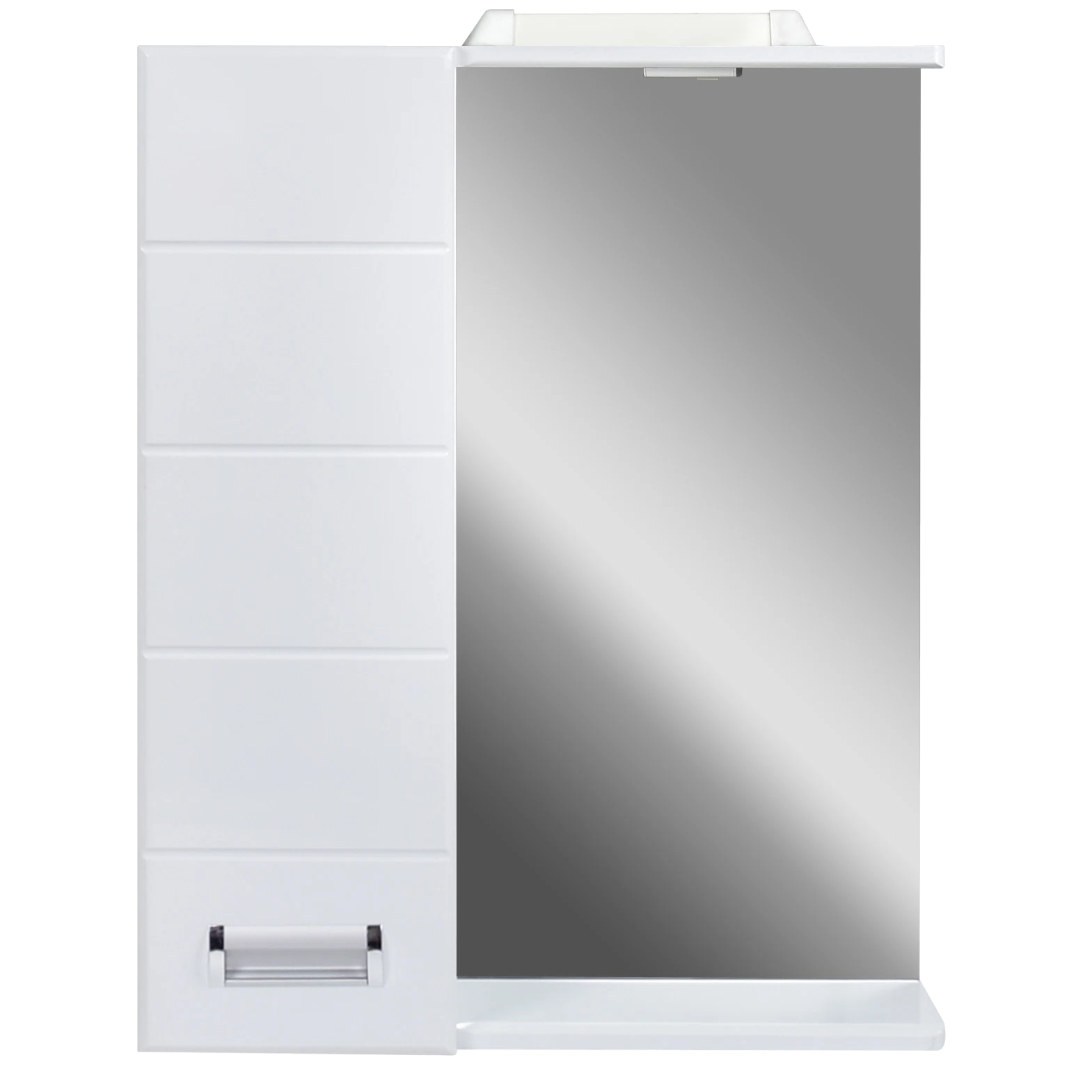 Изображение товара Зеркало со шкафом Вега 60 с подсветкой, белый DORATIZ 2711.212
