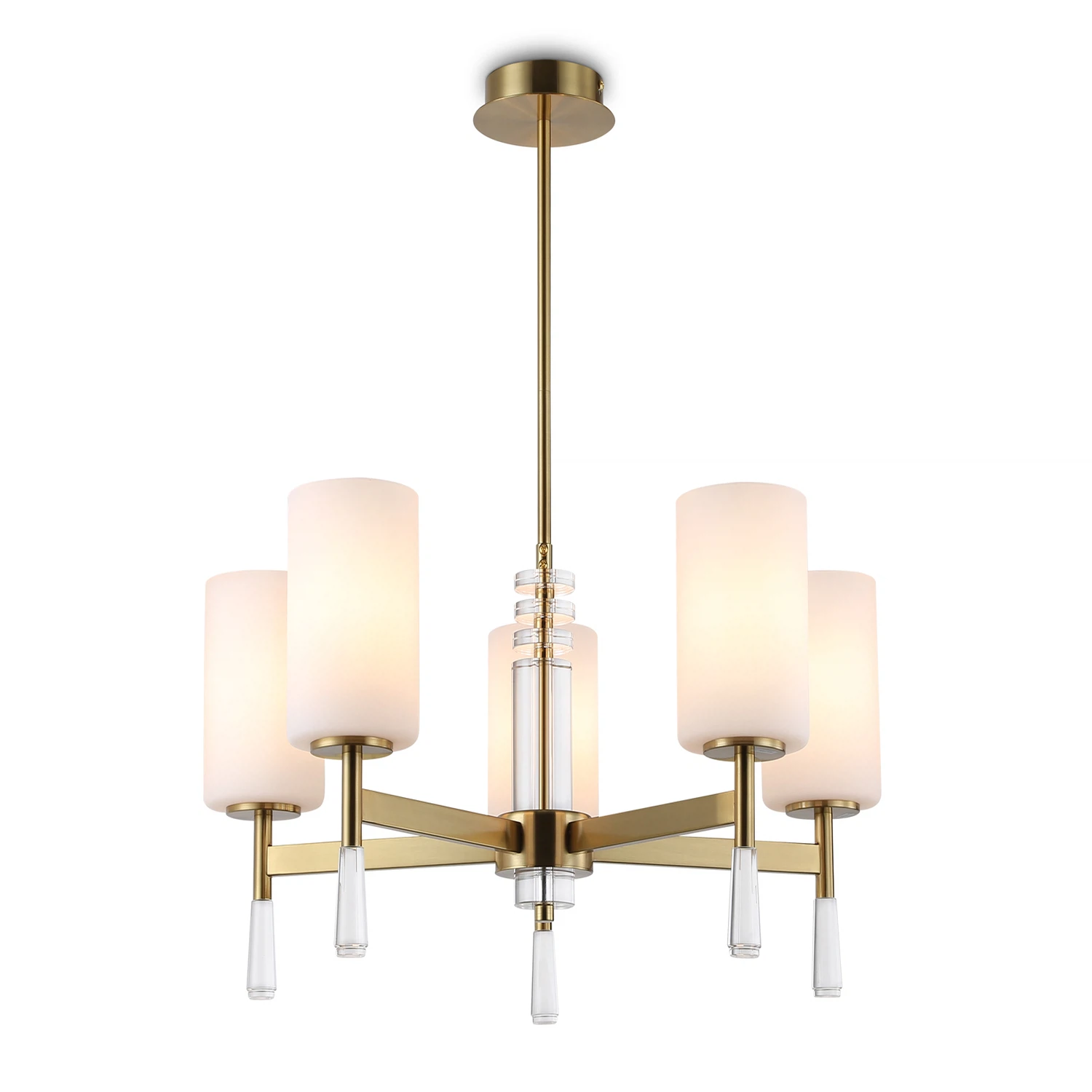 Изображение товара Люстра на штанге AMBRELLA LIGHT 5 ламп 60Вт IP20 латунь неоклассика