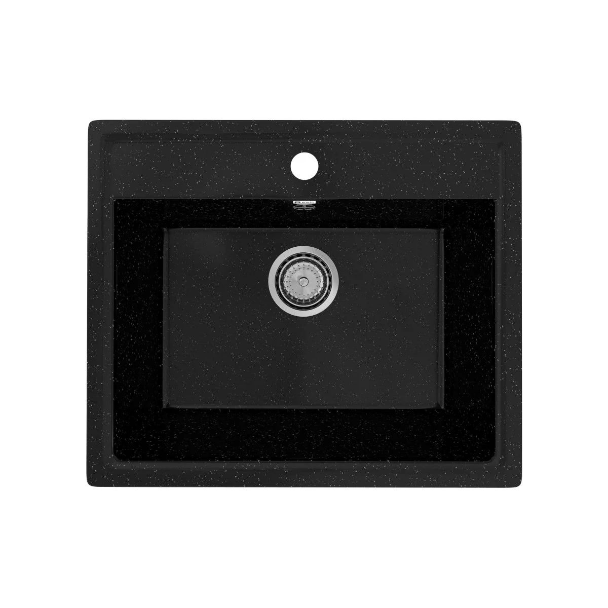 Изображение товара Кухонная мойка Practik PR-M-565-004 (без сифона), черный оникс, искусственный камень