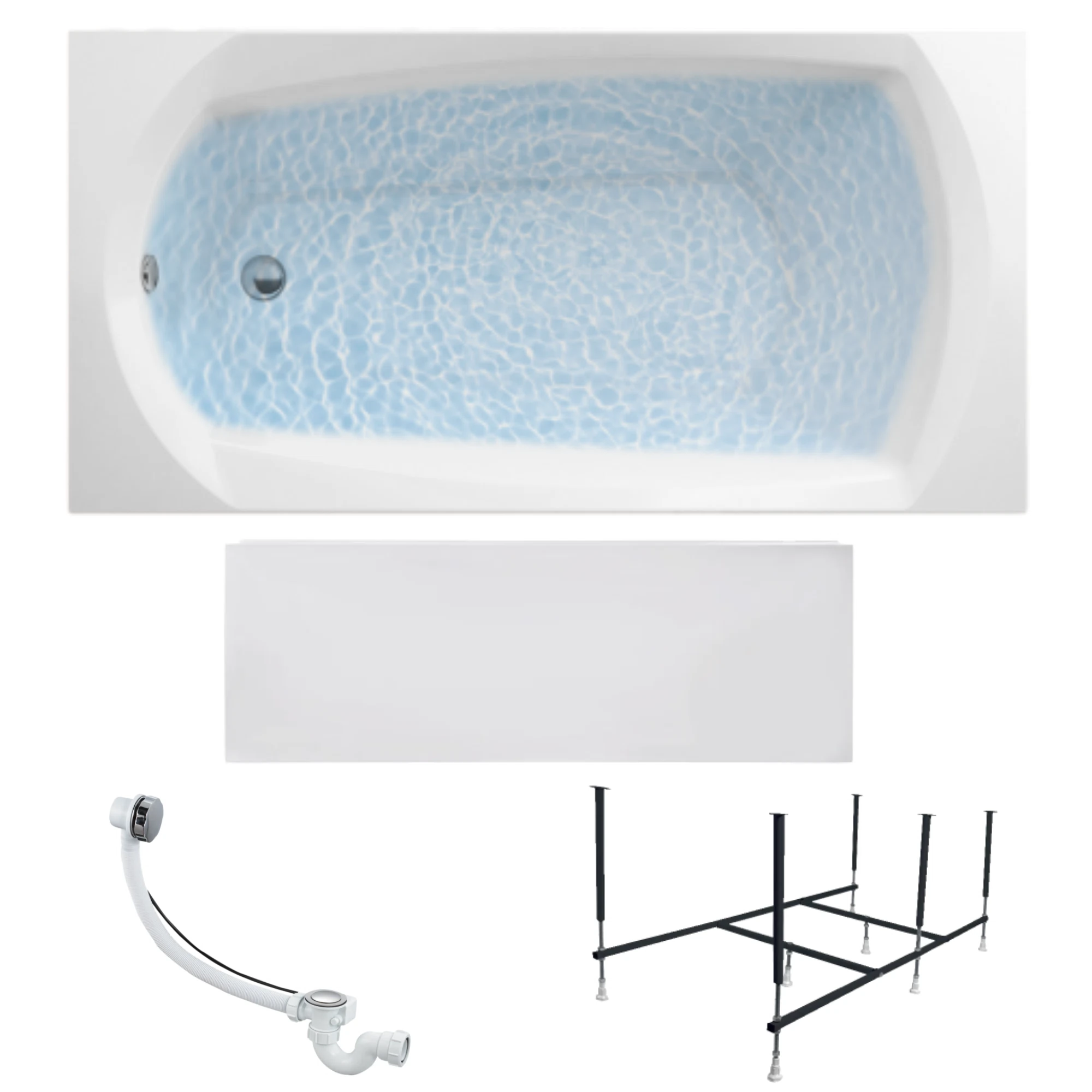 Изображение товара Акриловая ванна 1MARKA ELEGANCE 120x70 см с гарантией 17 лет