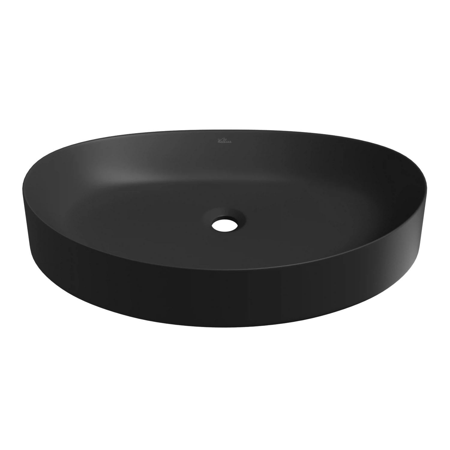 Изображение товара Накладная раковина для ванной Wellsee Belle Spa 2.0 асимметричная 65х40 см черная