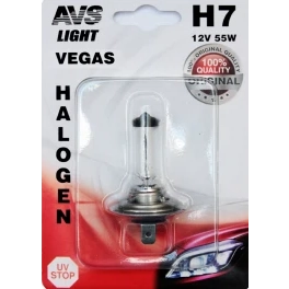 Галогенная лампа AVS Vegas в блистере H7.12V.55W.1шт.