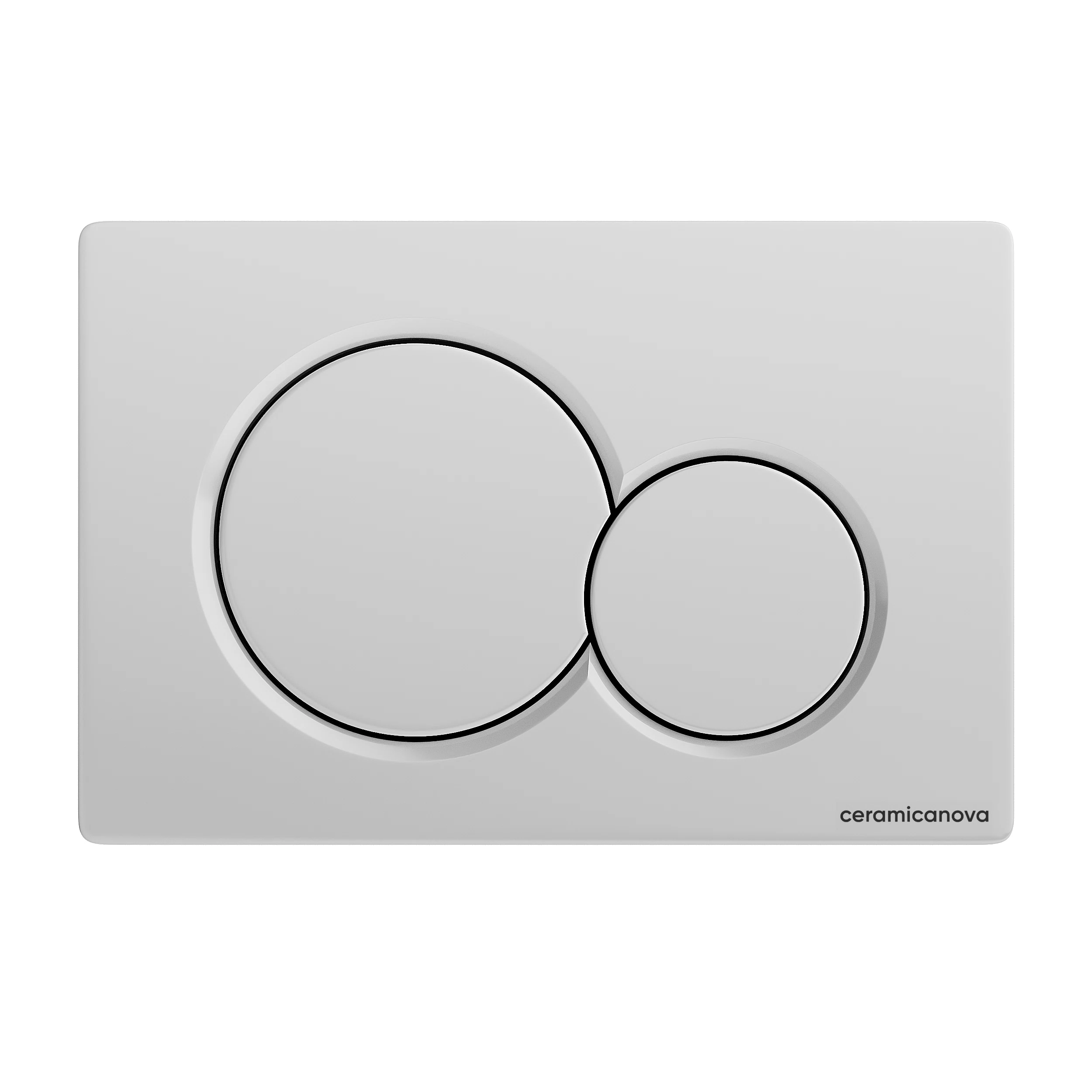 Изображение товара Кнопка смыва Balance, клавиши Sphere, цвет белый, арт. CN12-003W