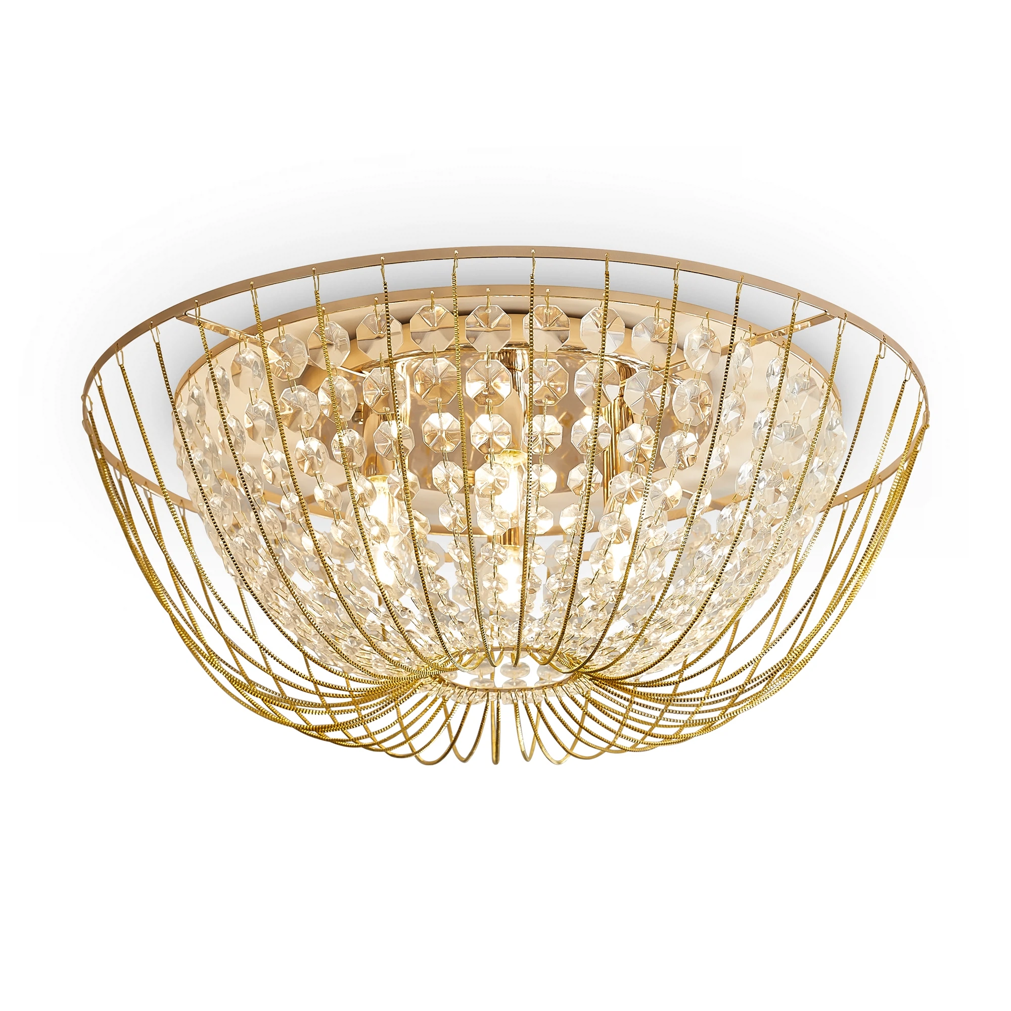 Изображение товара Люстра Freya Pava FR1016CL-06G в классическом стиле золотого цвета