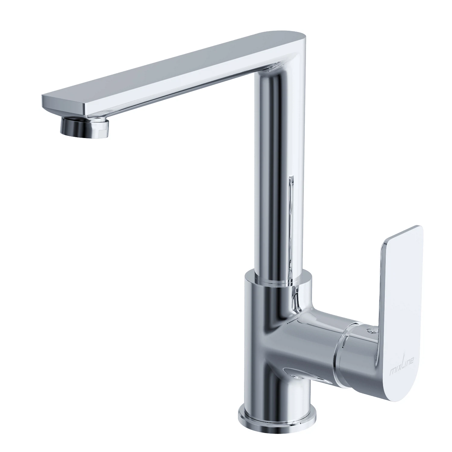 Изображение товара Смеситель кухонный Mixline ML26-032 Life высокий излив хром