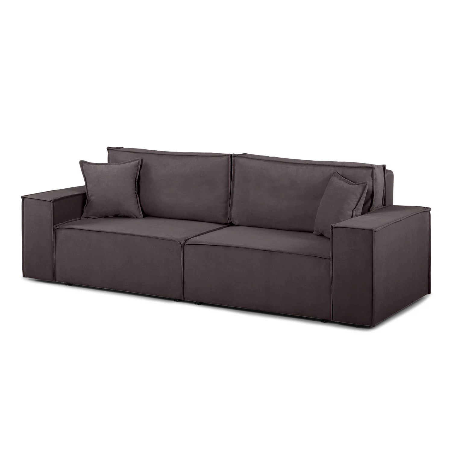 Изображение товара Диван-кровать NRAVA Loft M 2470x1000x890 велюр шоколад российский дизайн