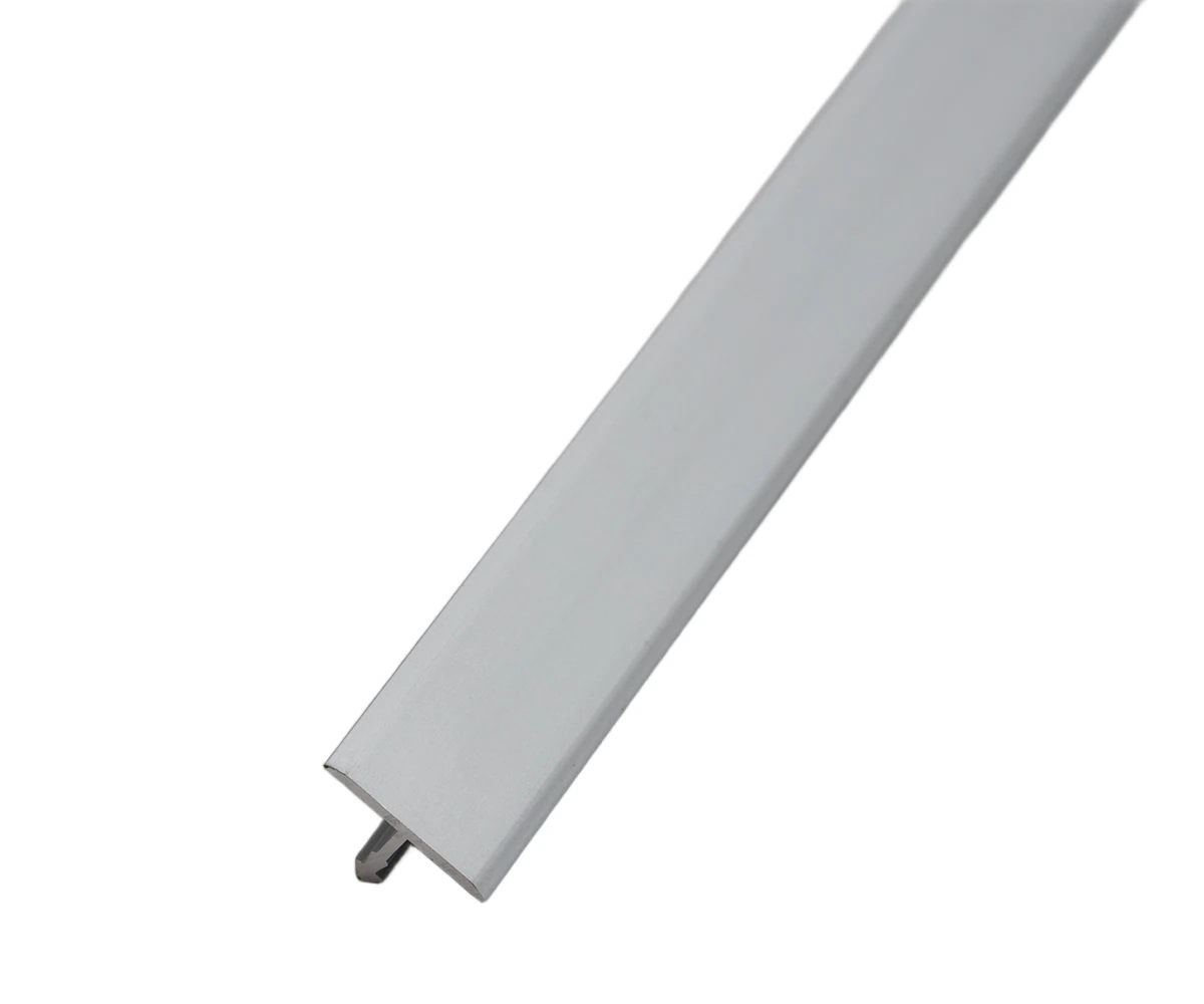 Изображение товара Т-образный порожек из алюминия Magic Stick MSLS 10.2700.01L серебро 2.7 м