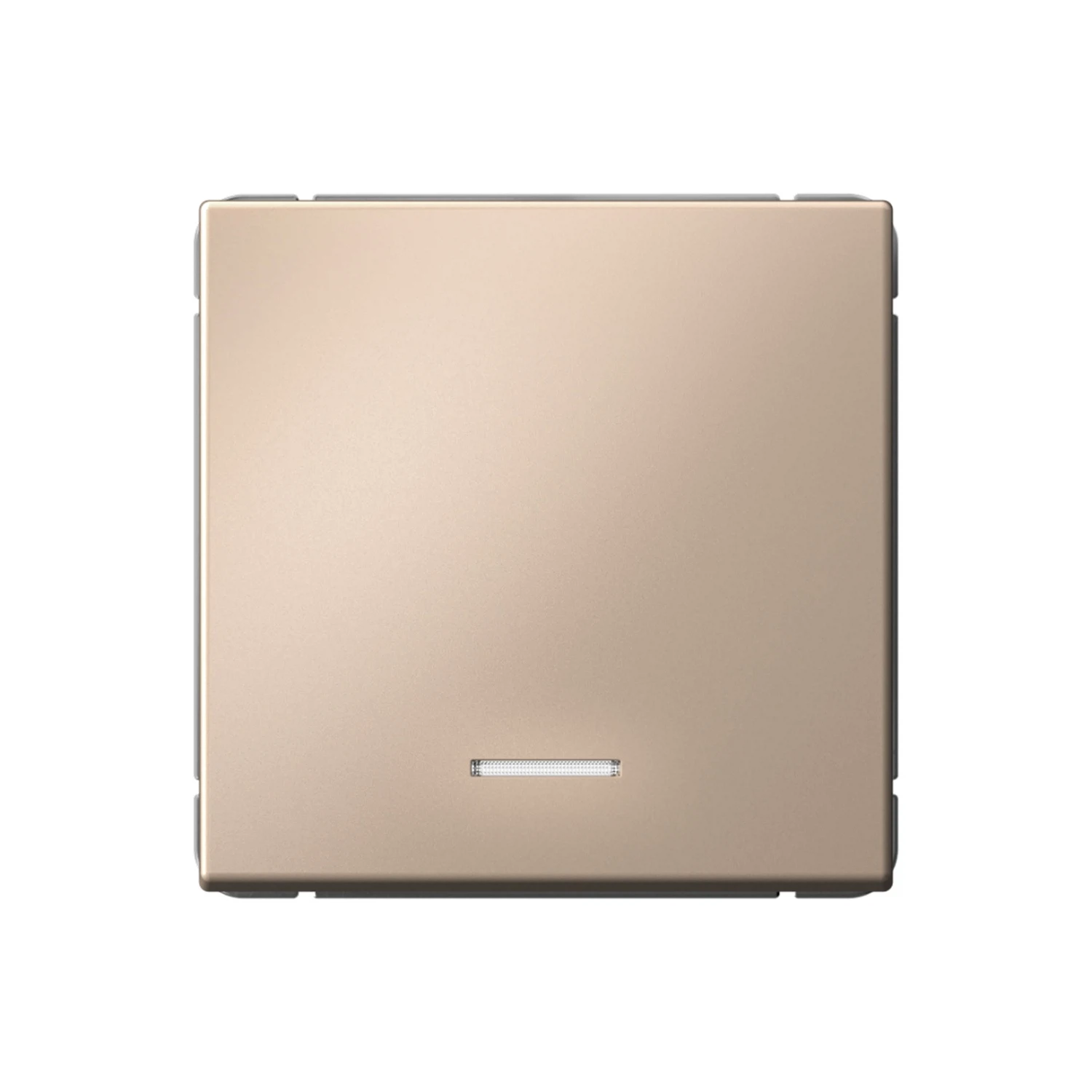 Изображение товара Выключатель 1-клавишный конопочный Systeme Electric ArtGallery Песочный с подсв. 10А, механизм