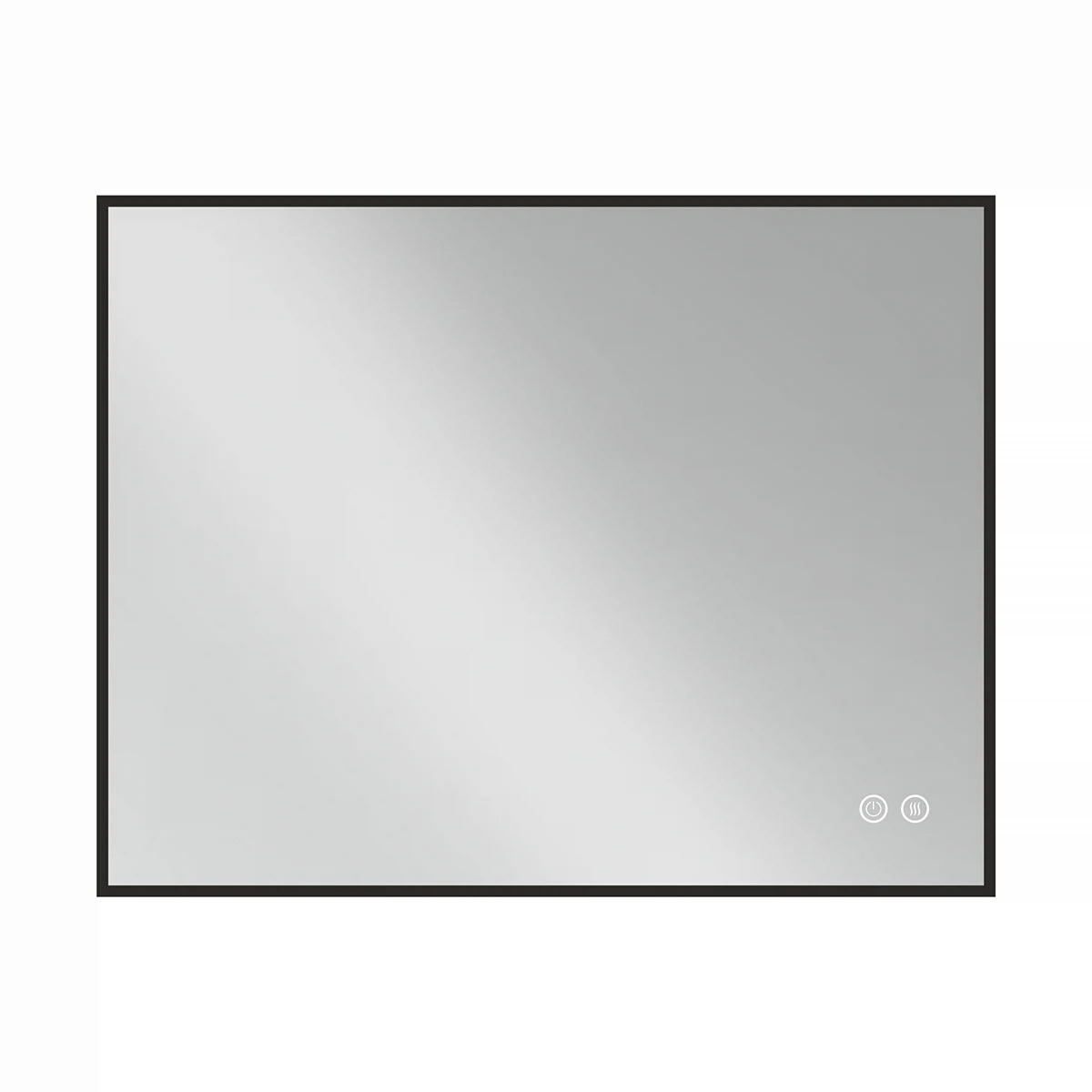 Изображение товара Зеркало LED VLM-3VN800B-2 800х600 c сенсорным выключателем и диммером, антизапотевание