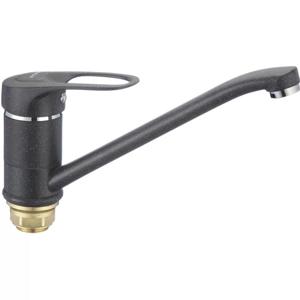 Изображение товара Смеситель Fmark FM4904H черный — поворотный, 22.5 см излив, 0.9 кг