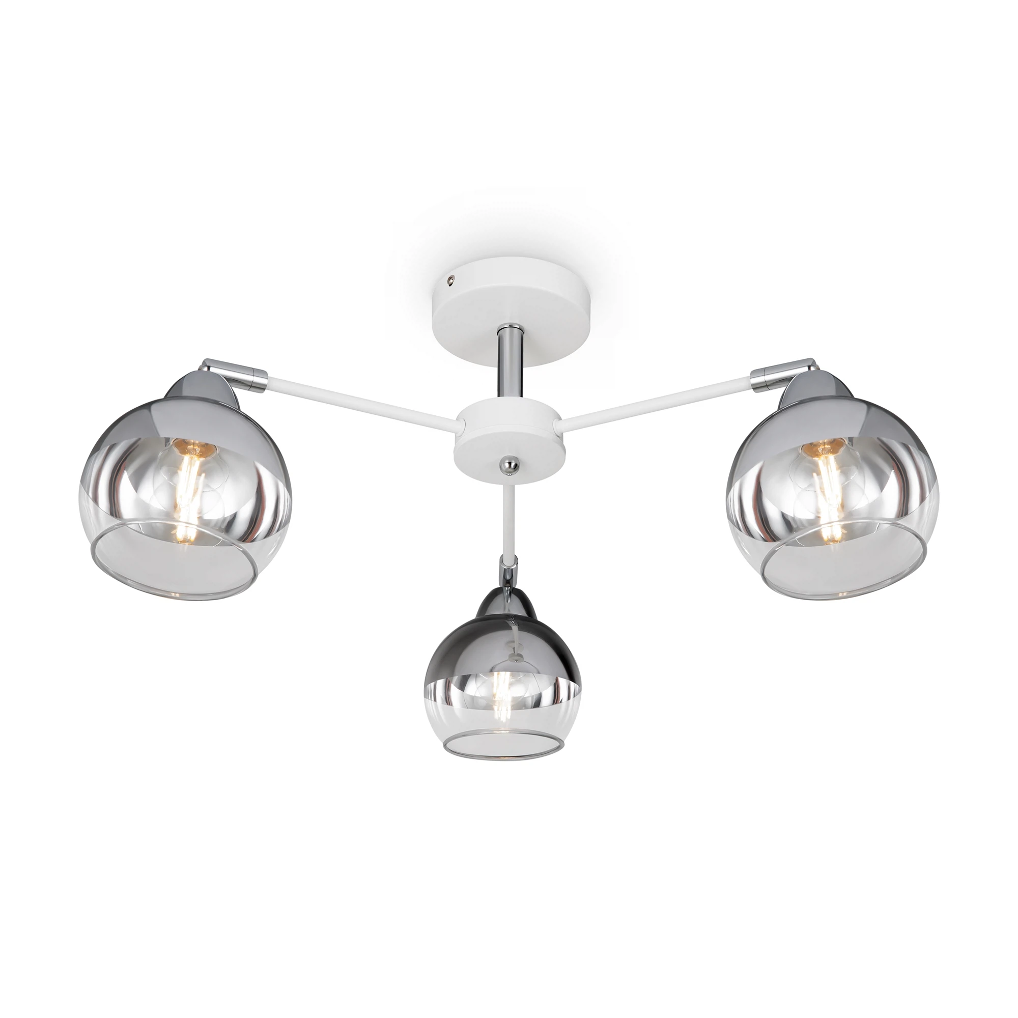 Изображение товара Люстра потолочная Freya Jasper FR5225PL-03W белая 3хE27 60Вт современный дизайн