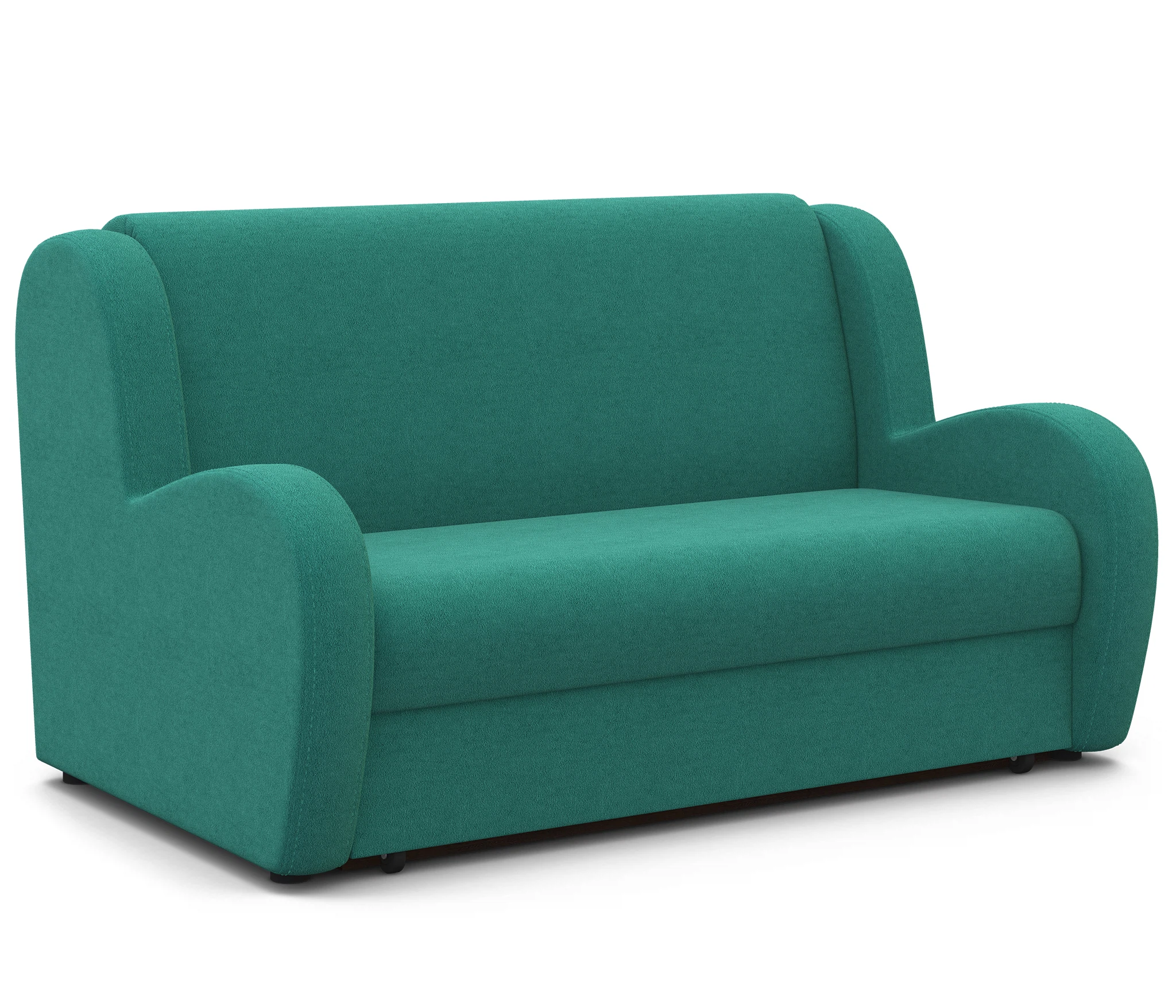 Изображение товара Диван-кровать Барон 100 велюр бирюзовый