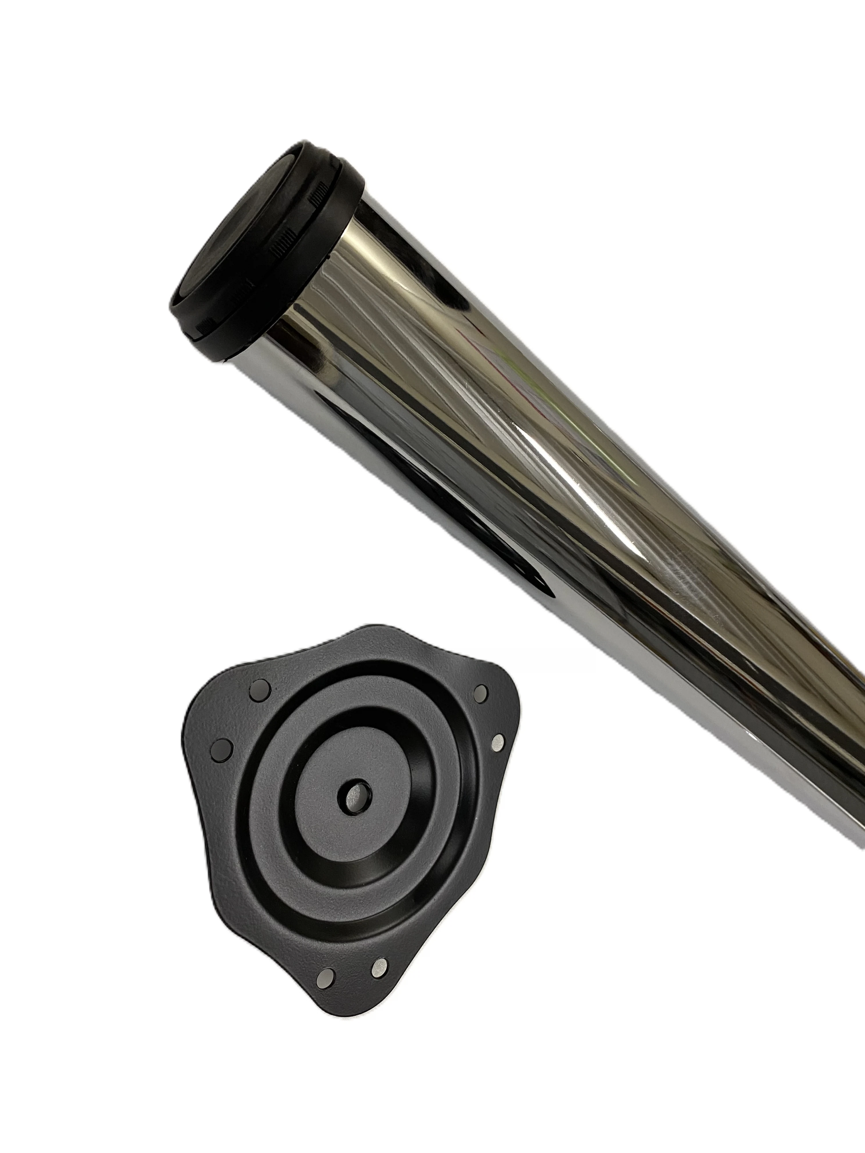 Изображение товара Ножка мебельная 710х60 хром для офисной мебели