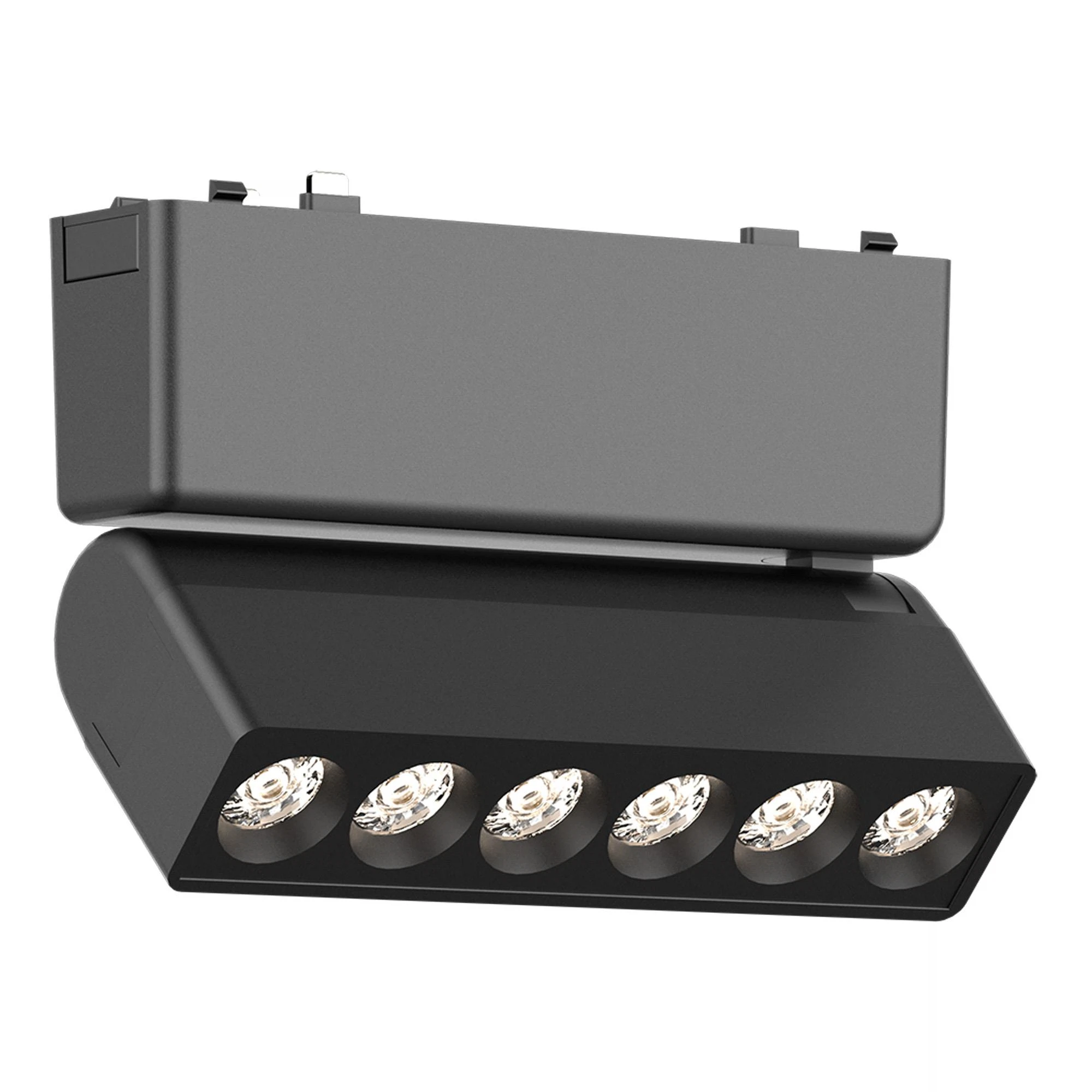 Изображение товара Магнитный трековый светильник Черный LED 1*6W 4000K 360Lm Ra>90 IP20 L122xW26xH81 48V ST675.446.06