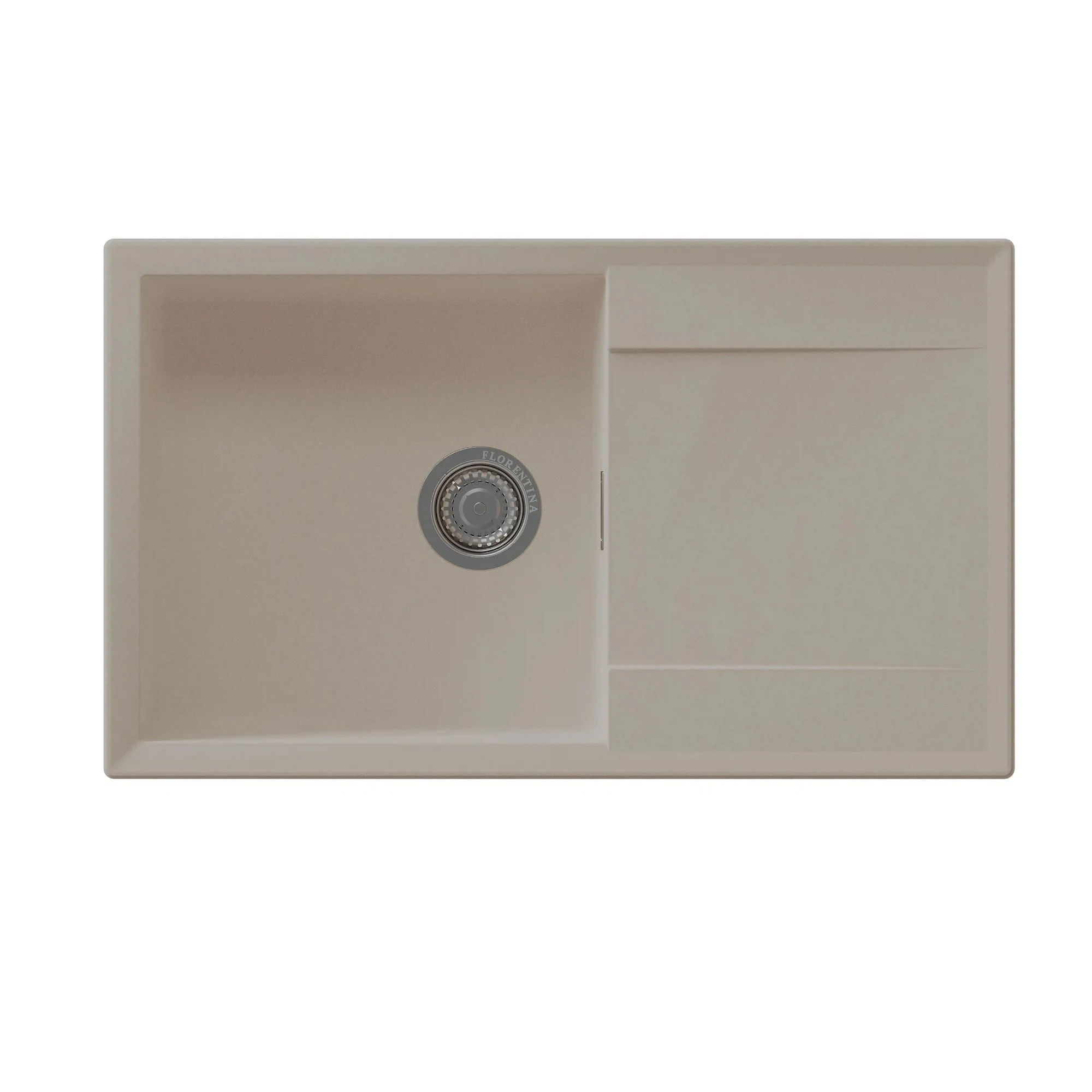 Изображение товара Кухонная мойка Florentina ТОСКАНА 17.050.D0860.104, бежевый, кварц