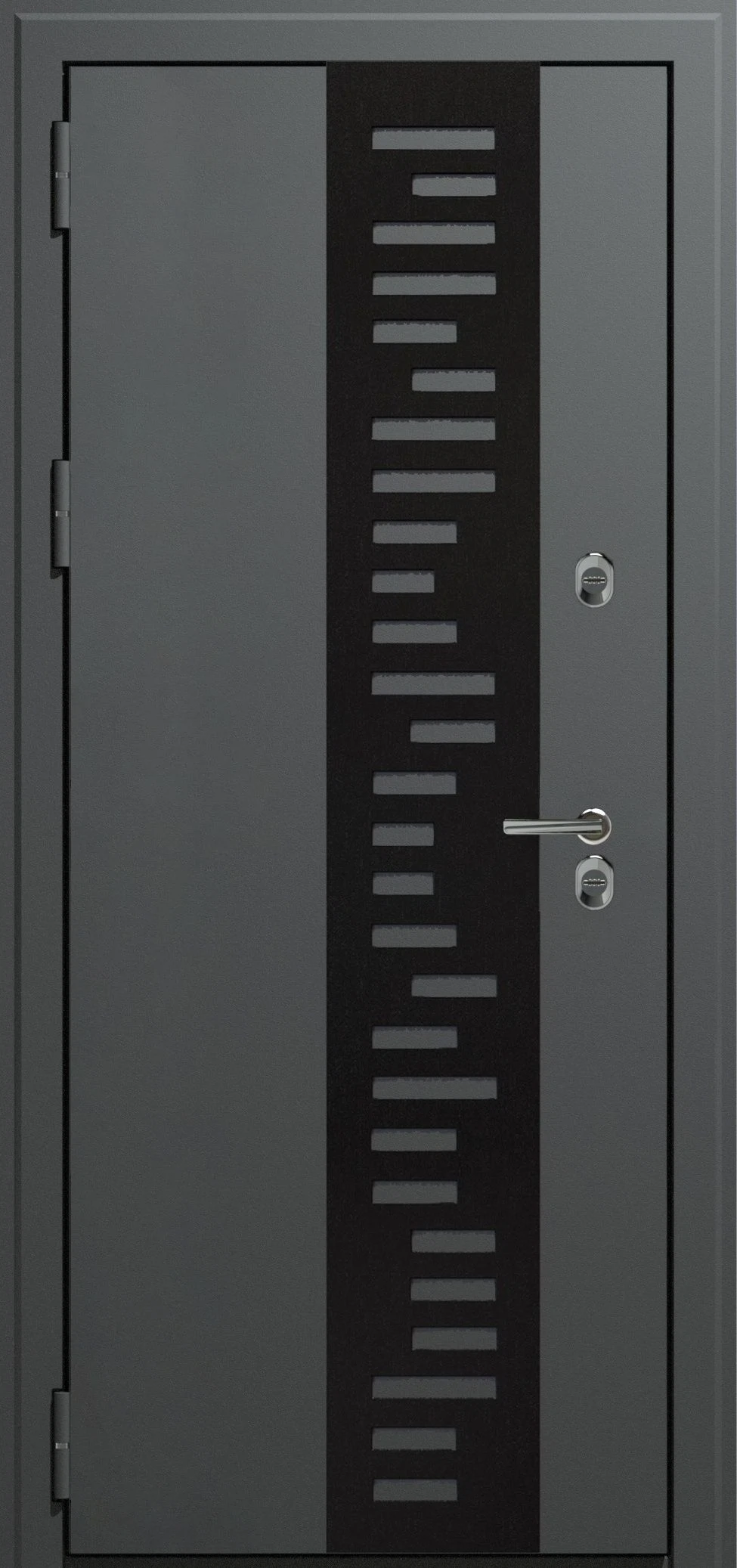 Изображение товара Входная дверь для коттеджа BERSERKER Termax 910 левая с серым покрытием