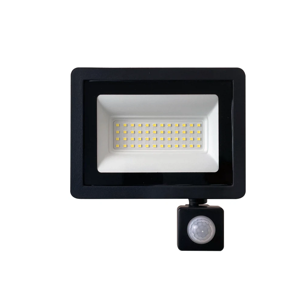 Изображение товара Светодиодный прожектор SAFFIT с датчиком SFL80-50 50W IP65 черный Изображение товара Светодиодный прожектор SAFFIT с датчиком SFL80-50 50W IP65 черный