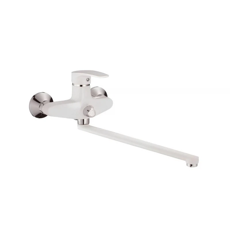 Изображение товара Смеситель для ванны Shevanik S5022F, белый/хром