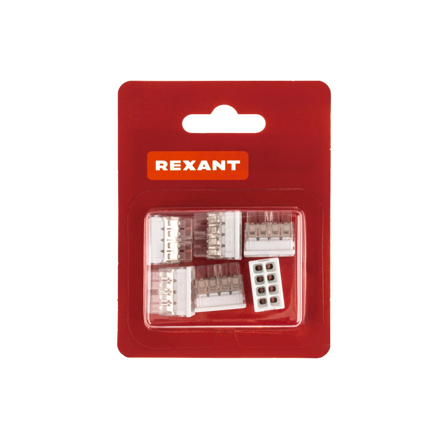 Изображение товара Экспресс-клемма REXANT СМК 2273-208, 8-проводная 0.5-2.5 мм², блистер (6 шт./уп.)